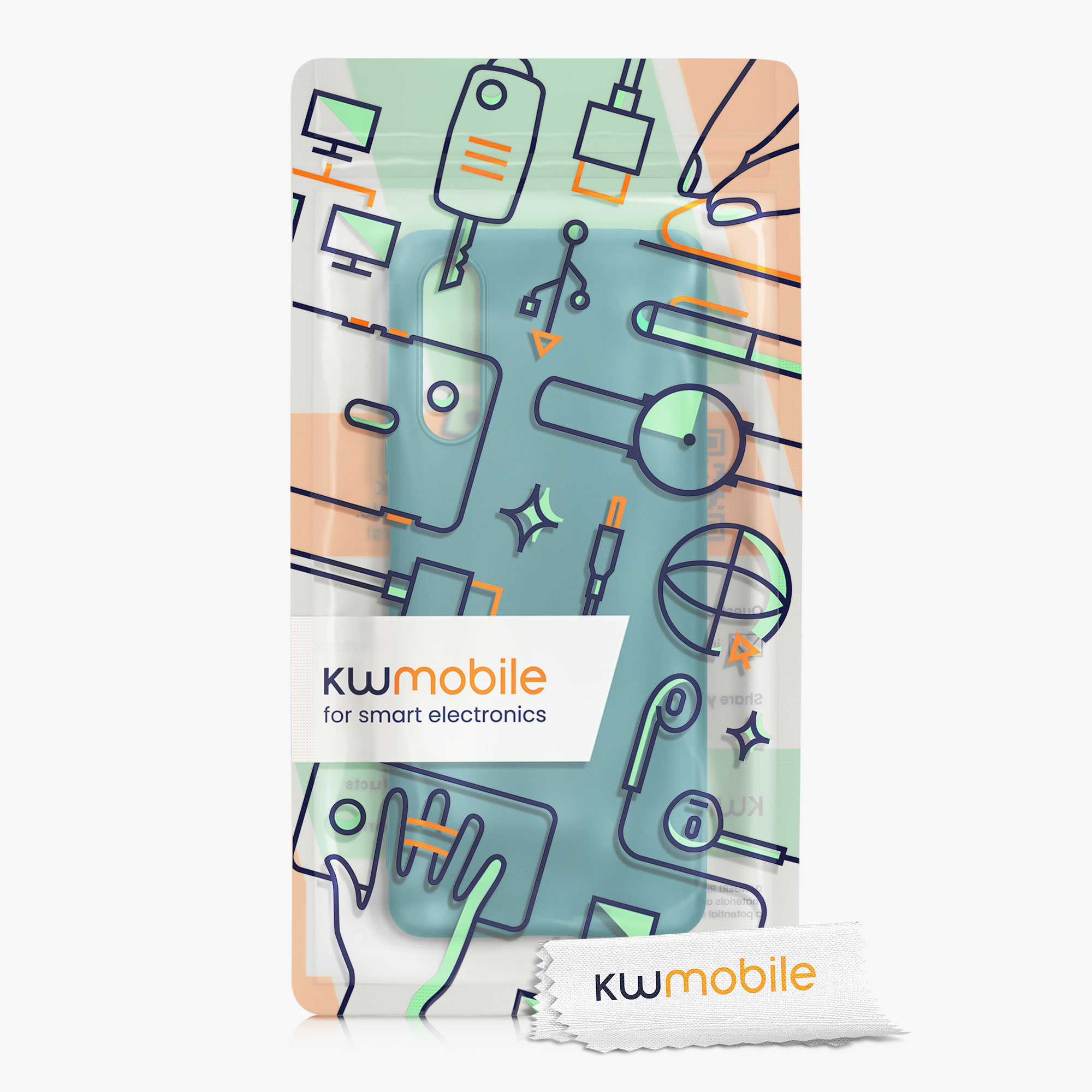 Kryt na mobil kwmobile - Sony Xperia 10 IV - matná petrolejová