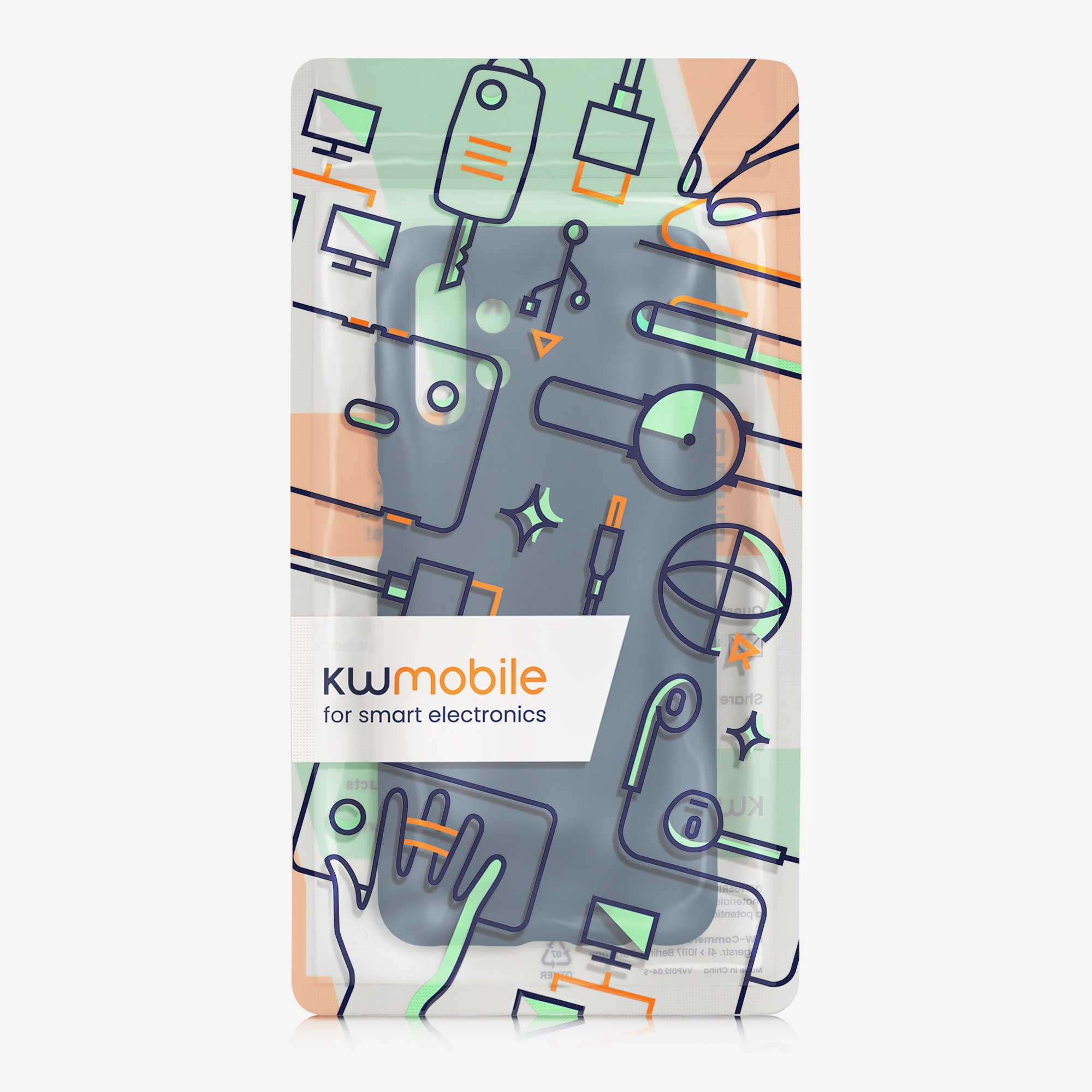 Kryt na mobil Samsung Galaxy A13 4G kwmobile TPU Námořnická modrá