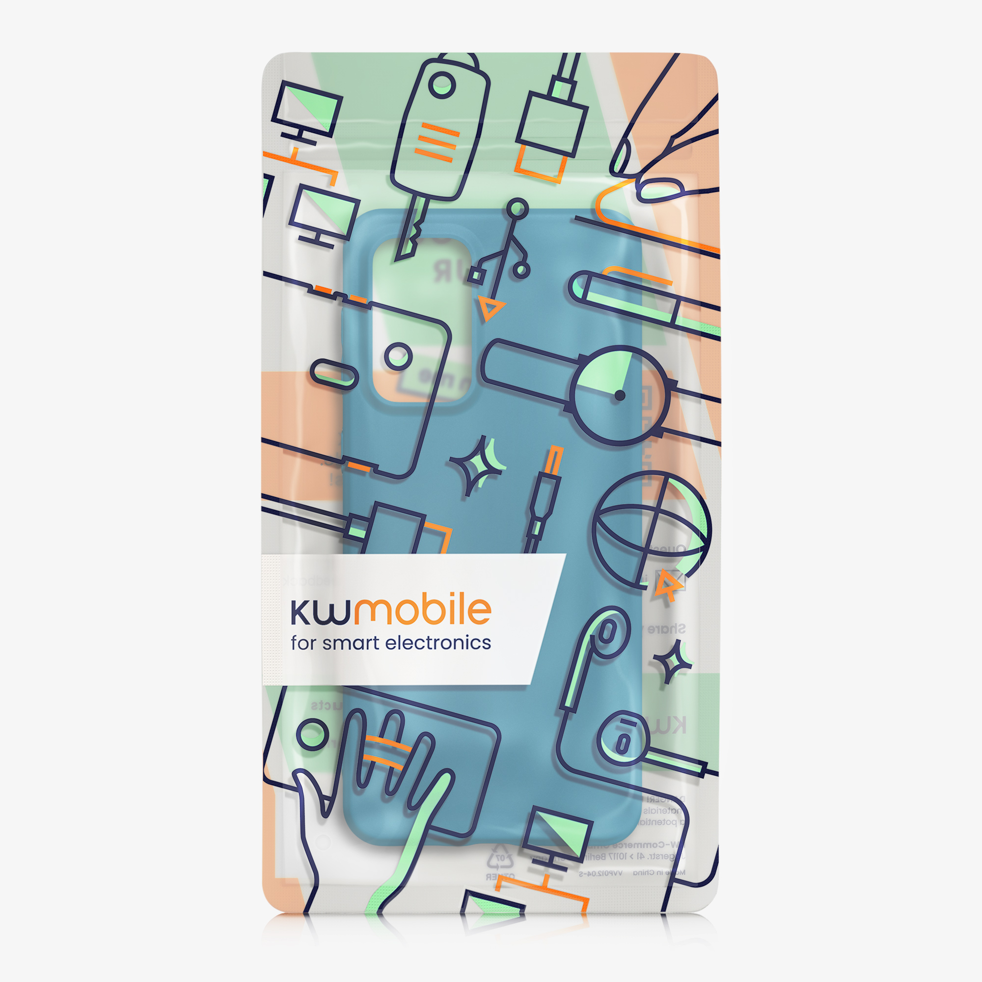 Kryt na mobil Samsung Galaxy A33 5G kwmobile TPU Karibská modrá