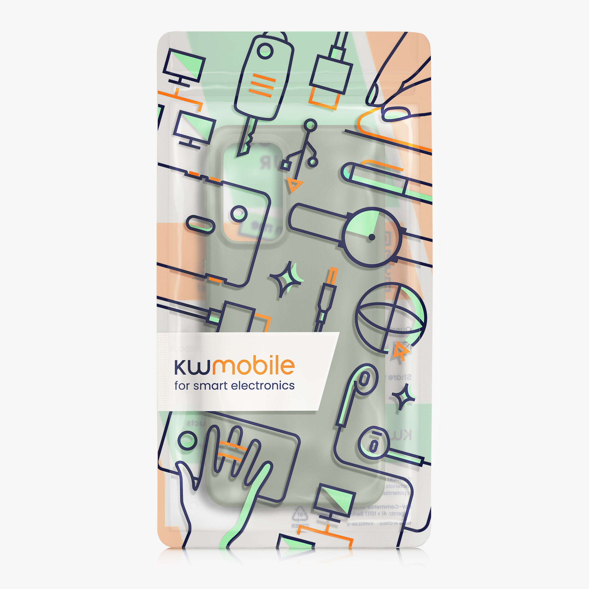 Kryt na mobil Samsung Galaxy A33 5G kwmobile TPU Šedo-zelená