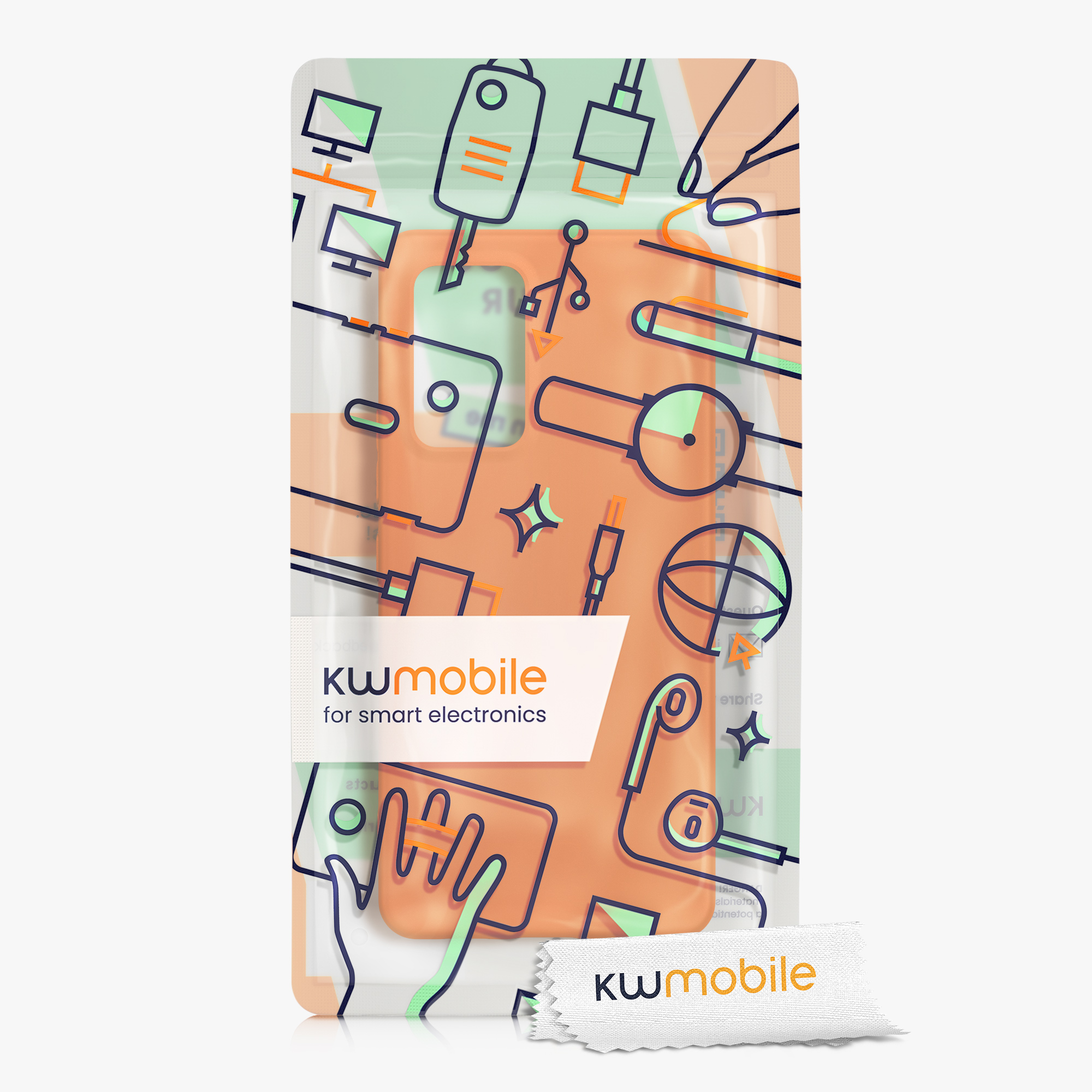 Kryt na mobil Samsung Galaxy A53 5G kwmobile TPU Ovocná oranžová