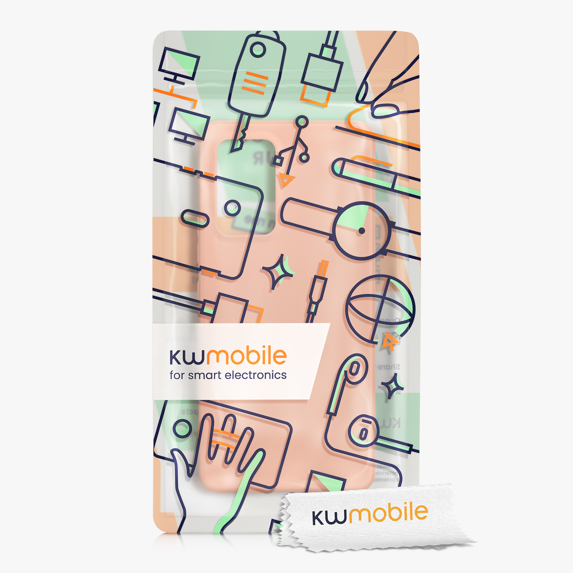 Kryt na mobil Samsung Galaxy A53 5G kwmobile TPU Grepově růžová