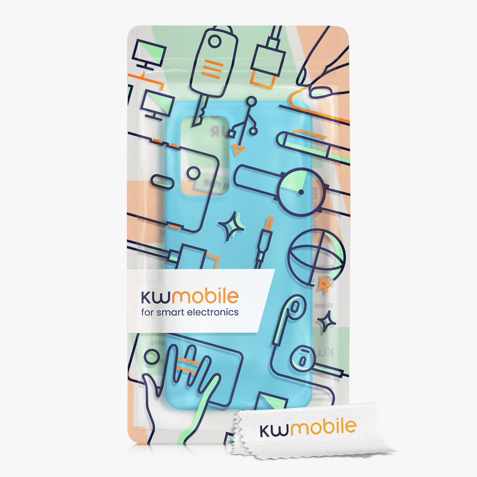 Kryt na mobil Samsung Galaxy A53 5G kwmobile TPU Chladný ledovec