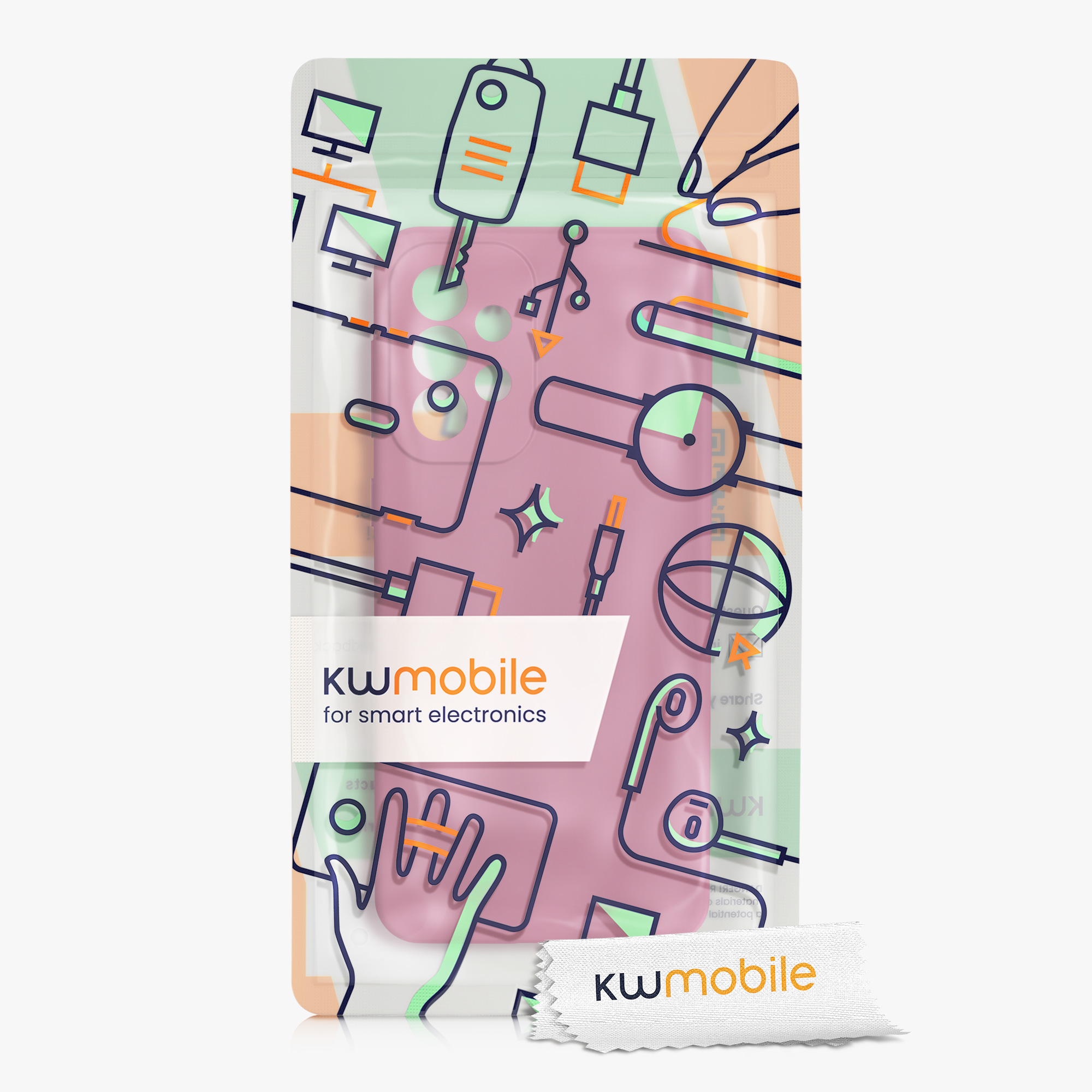 Kryt na mobil Samsung Galaxy A33 5G kwmobile TPU Tmavě růžová