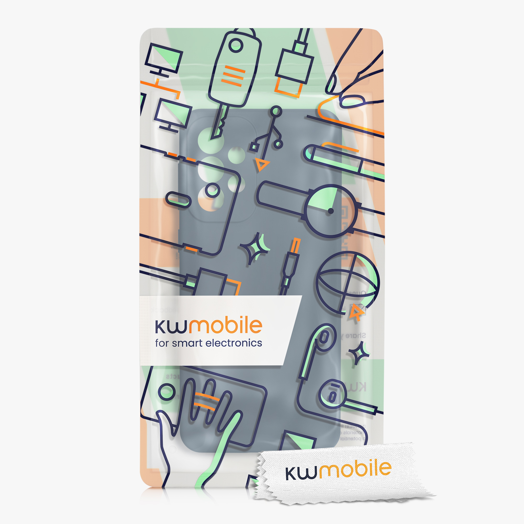 Kryt na mobil Samsung Galaxy A33 5G kwmobile TPU Tmavě břidlicová
