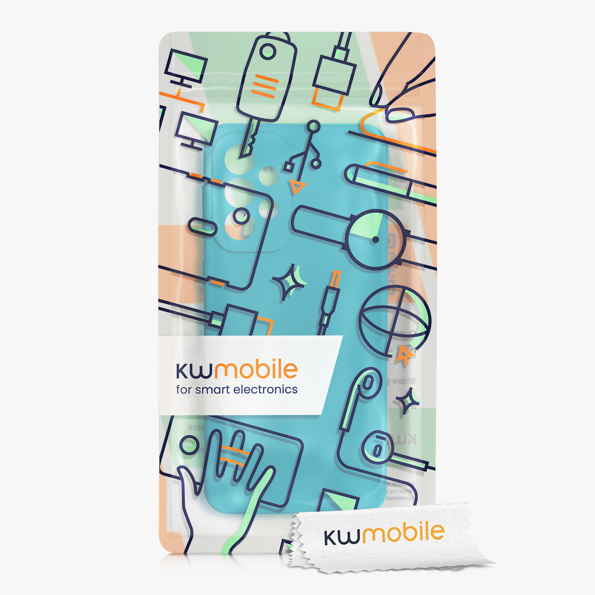 Kryt na mobil Samsung Galaxy A33 5G kwmobile TPU Chladný ledovec