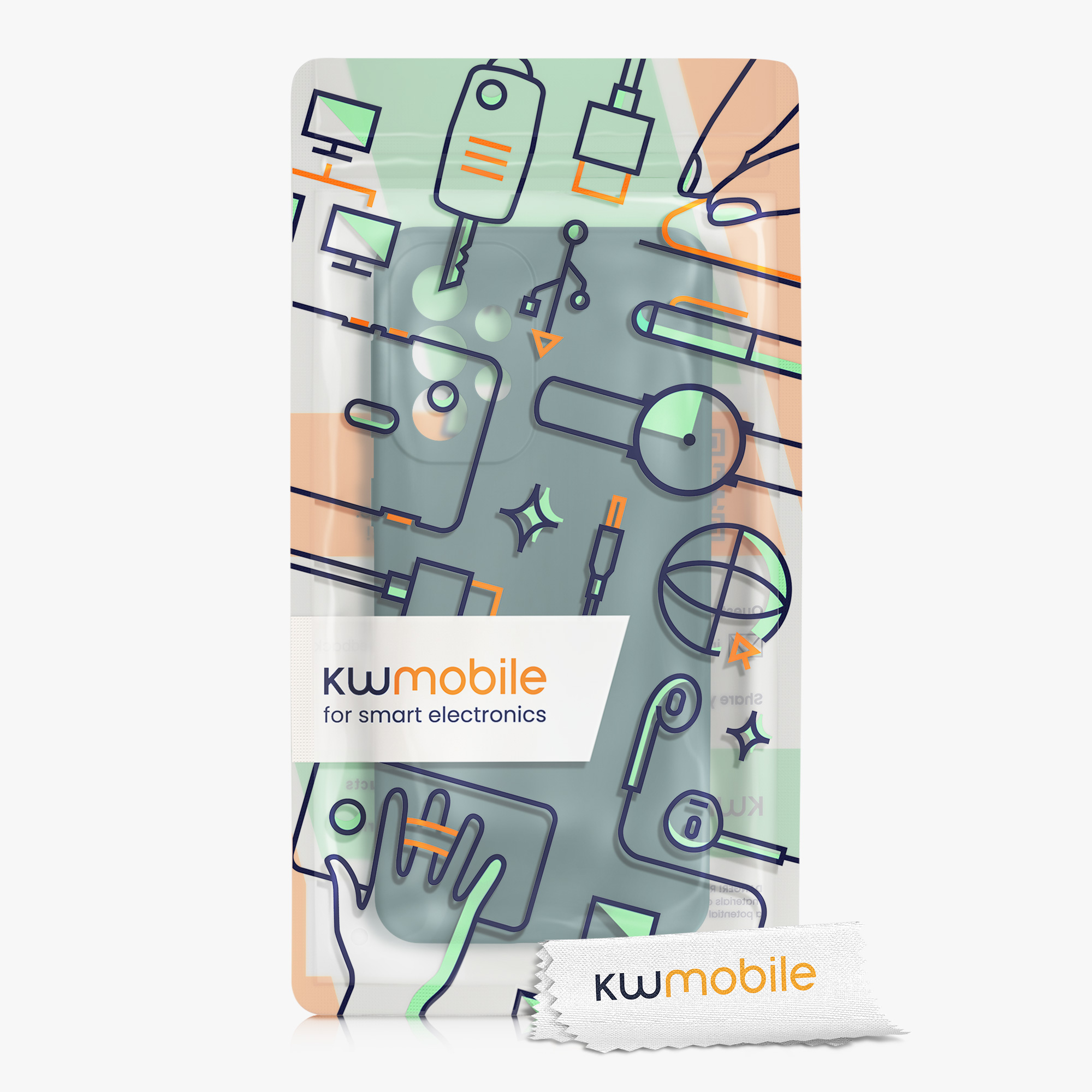 Kryt na mobil Samsung Galaxy A33 5G kwmobile TPU Arktická noc