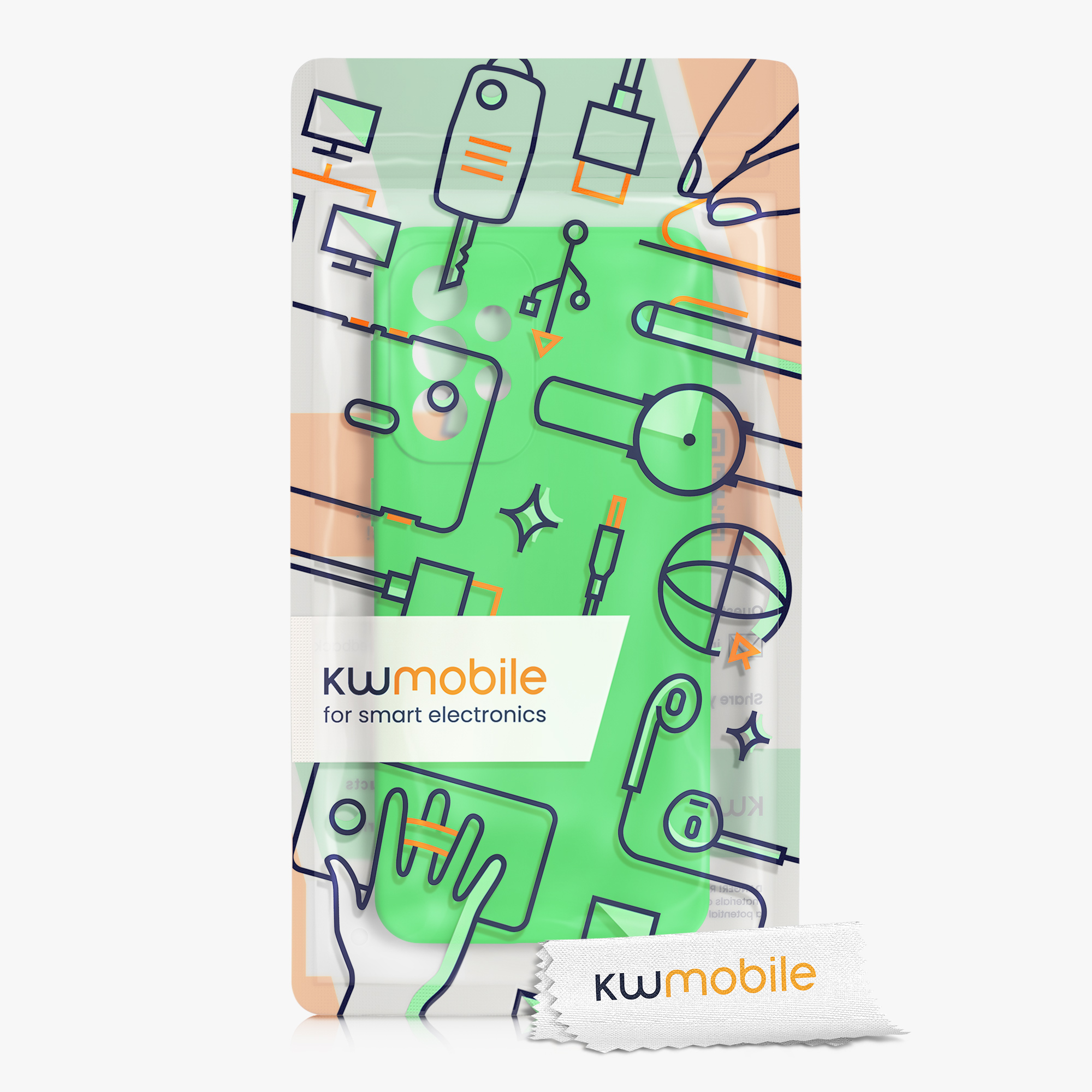 Kryt na mobil Samsung Galaxy A33 5G kwmobile TPU Neonová zelená