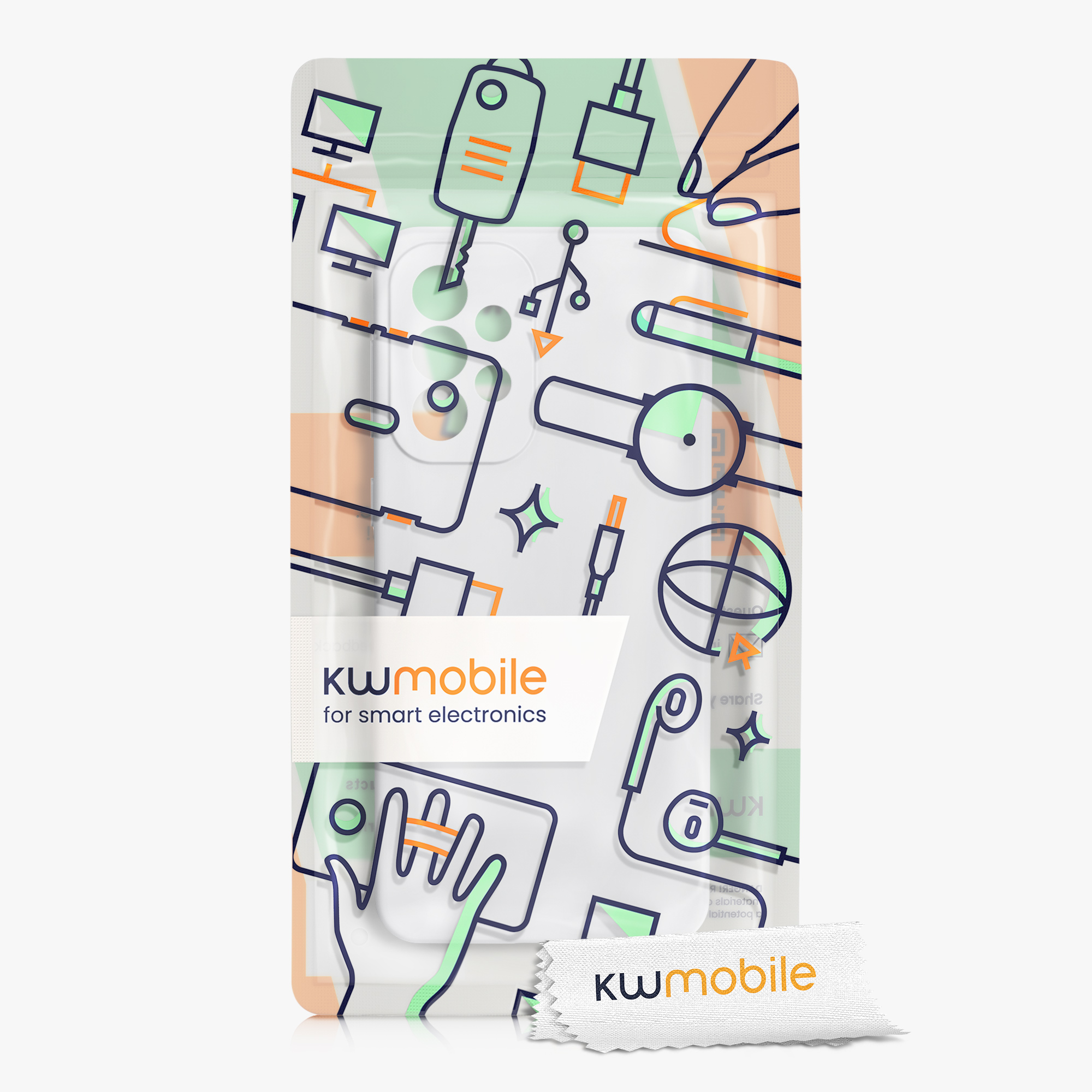 Kryt na mobil Samsung Galaxy A33 5G kwmobile TPU Matná bílá