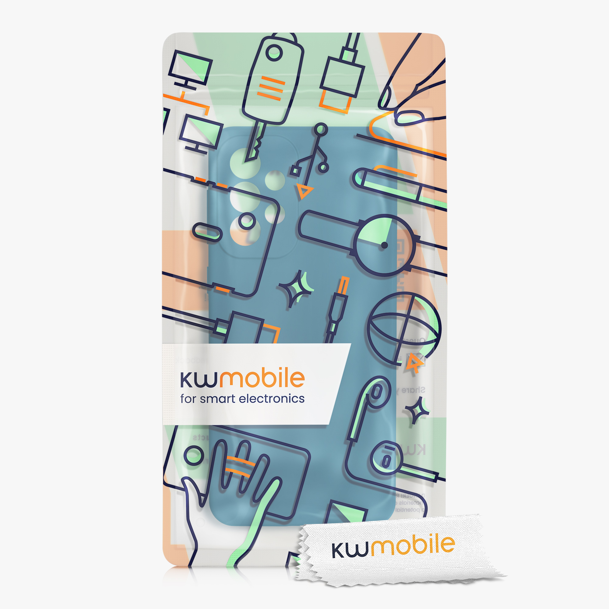 Kryt na mobil Samsung Galaxy A33 5G kwmobile TPU Matná petrolejová