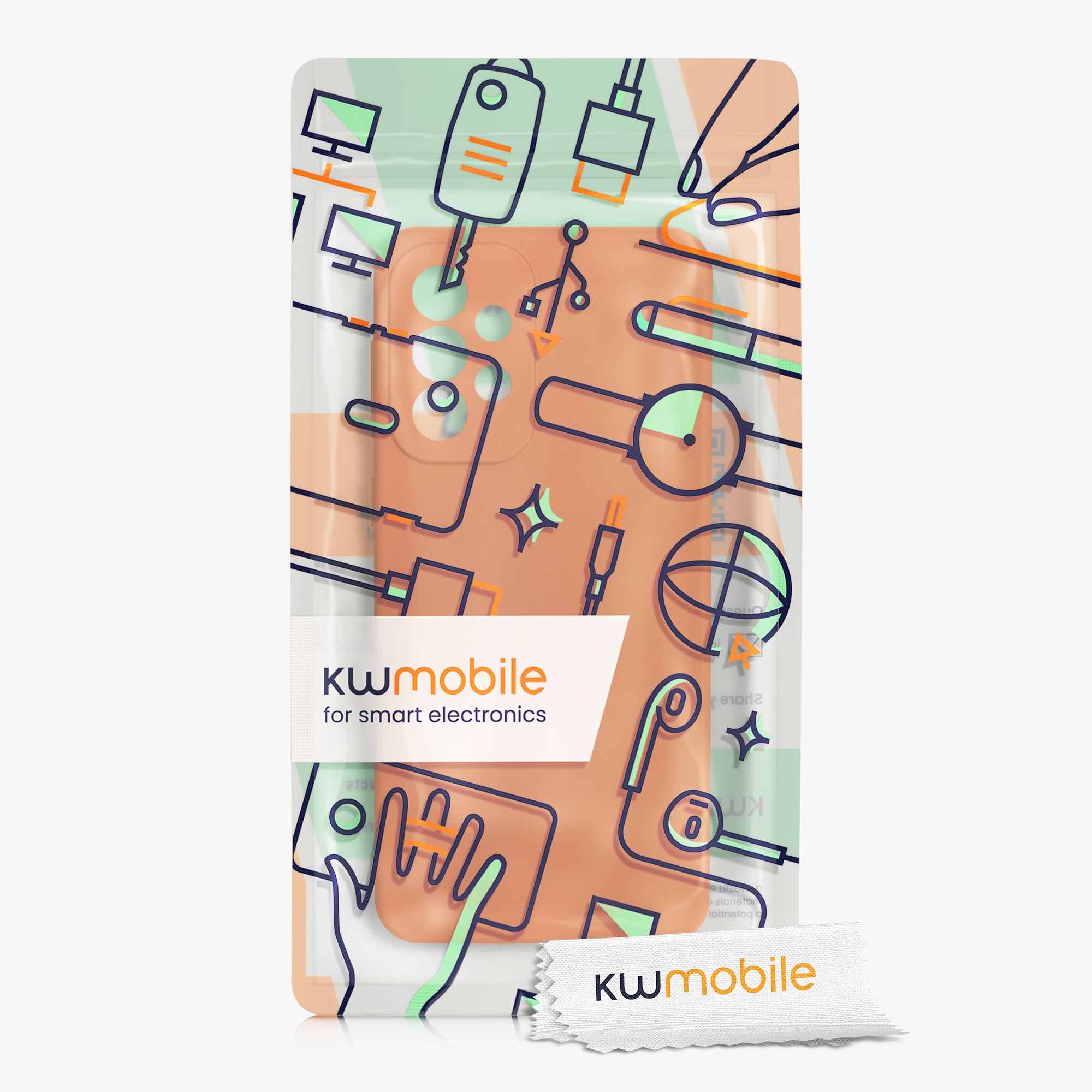 Kryt na mobil Samsung Galaxy A33 5G kwmobile TPU Teplá meruňková