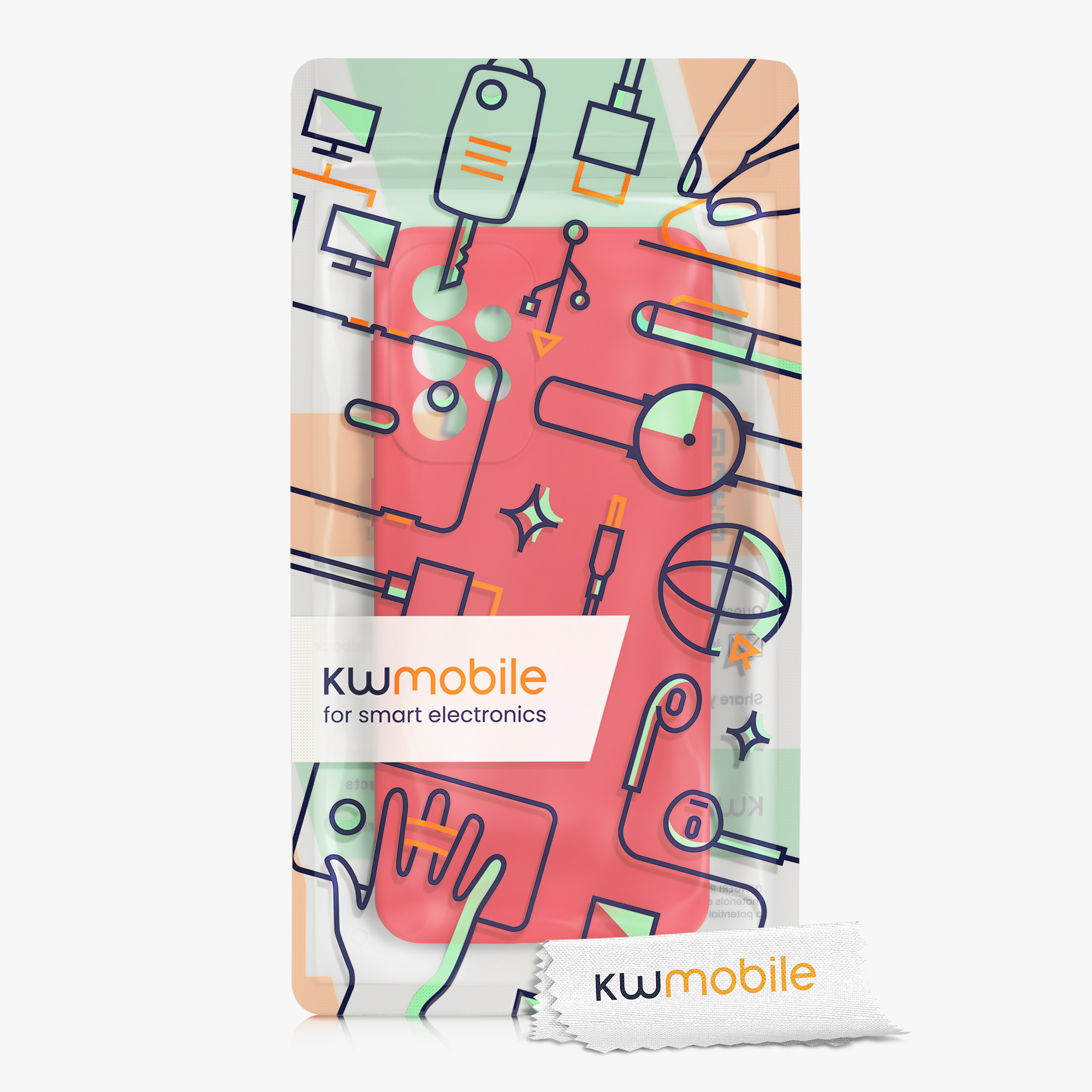 Kryt na mobil Samsung Galaxy A33 5G kwmobile TPU Skvělá růžová