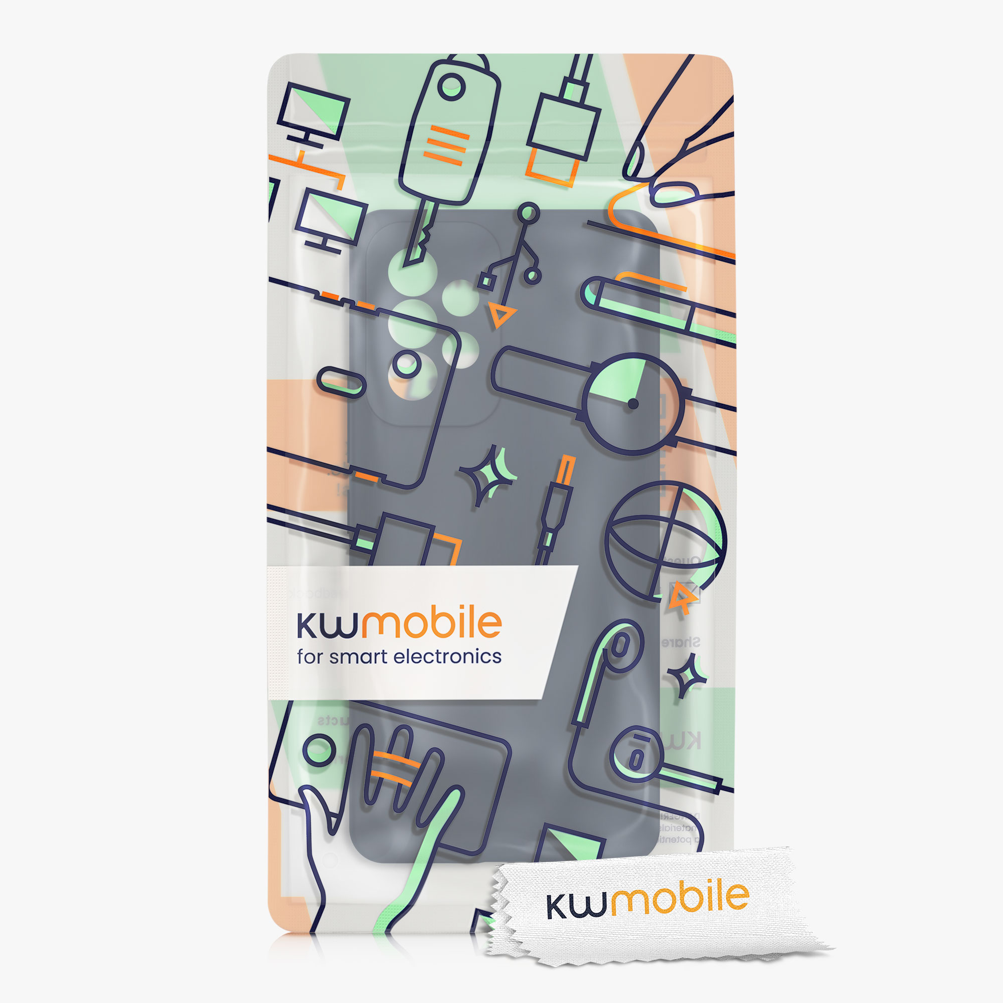 Kryt na mobil Samsung Galaxy A53 5G kwmobile TPU Borůvková