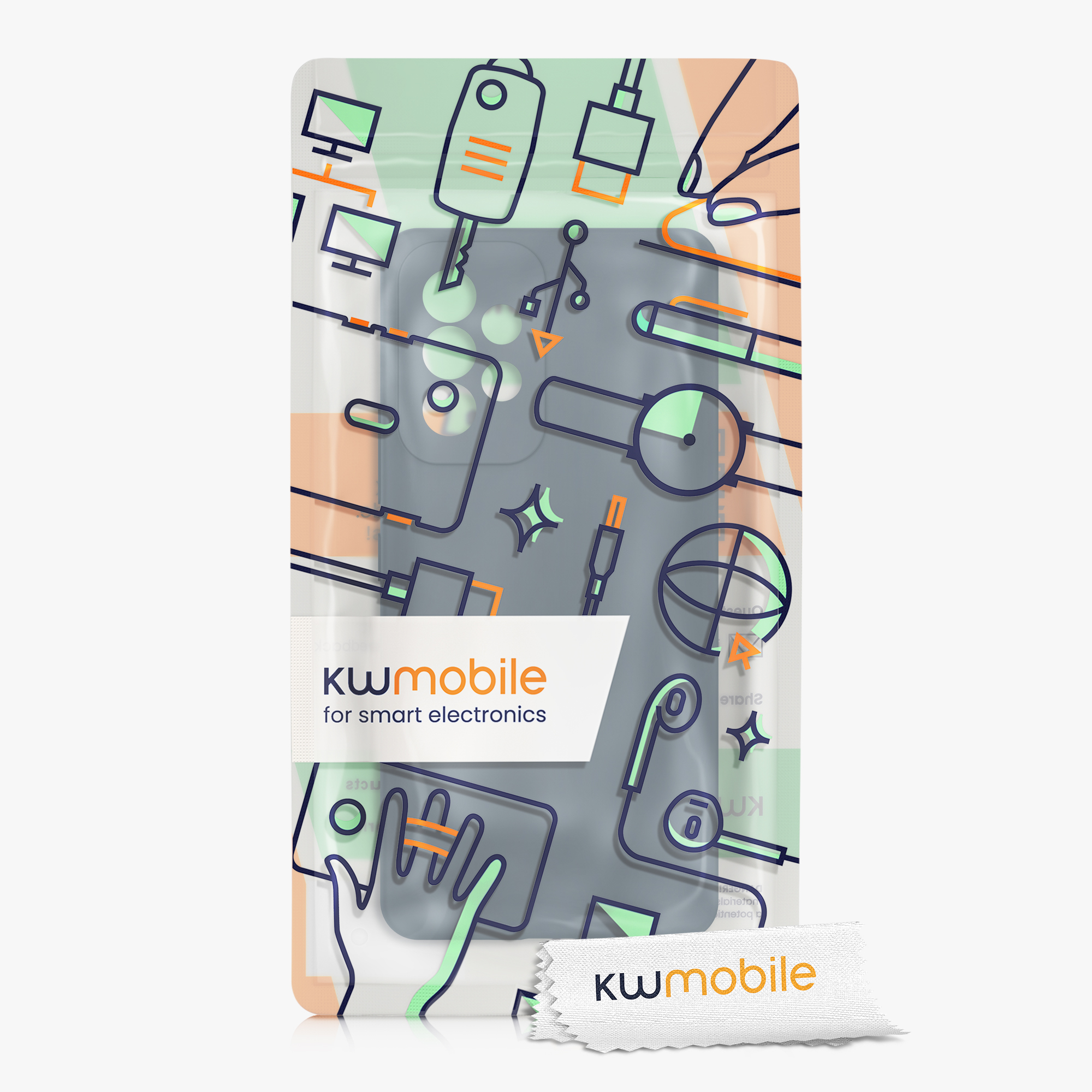 Kryt na mobil Samsung Galaxy A53 5G kwmobile TPU Tmavě břidlicová