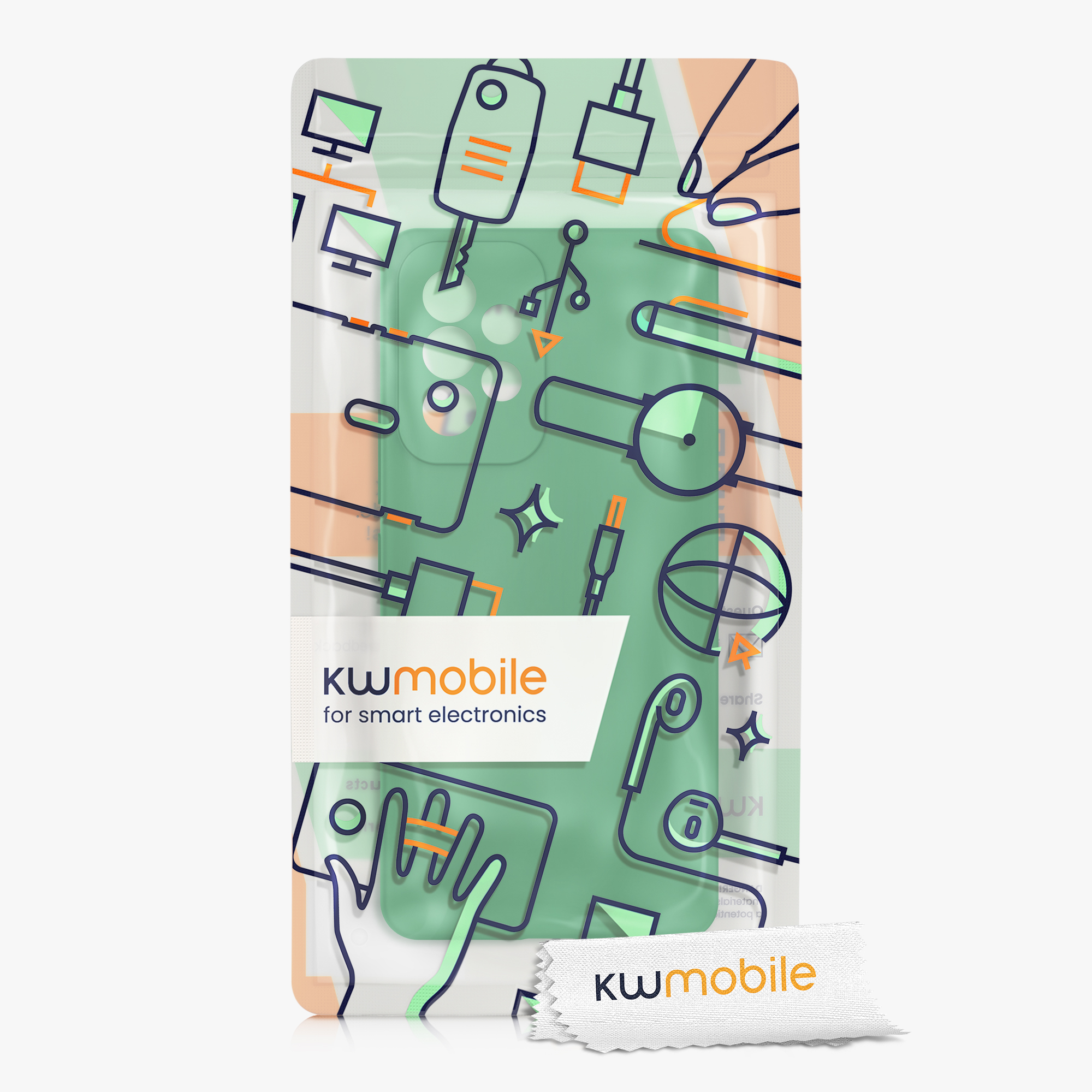 Kryt na mobil Samsung Galaxy A53 5G kwmobile TPU Pixie zelená