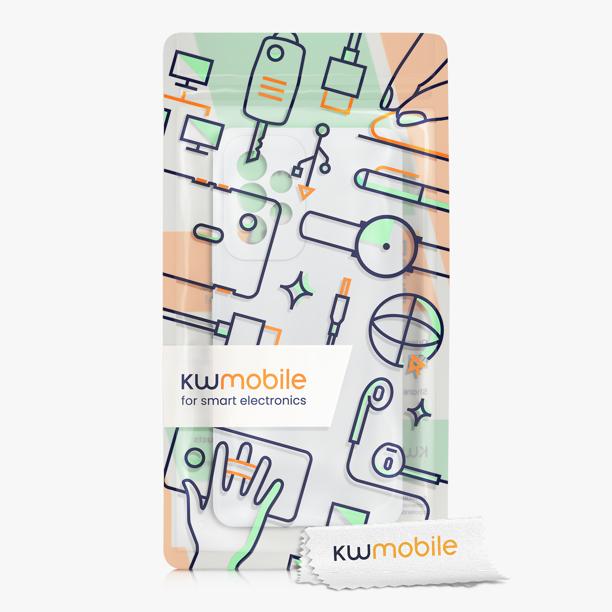 Kryt na mobil Samsung Galaxy A53 5G kwmobile TPU Matná bílá