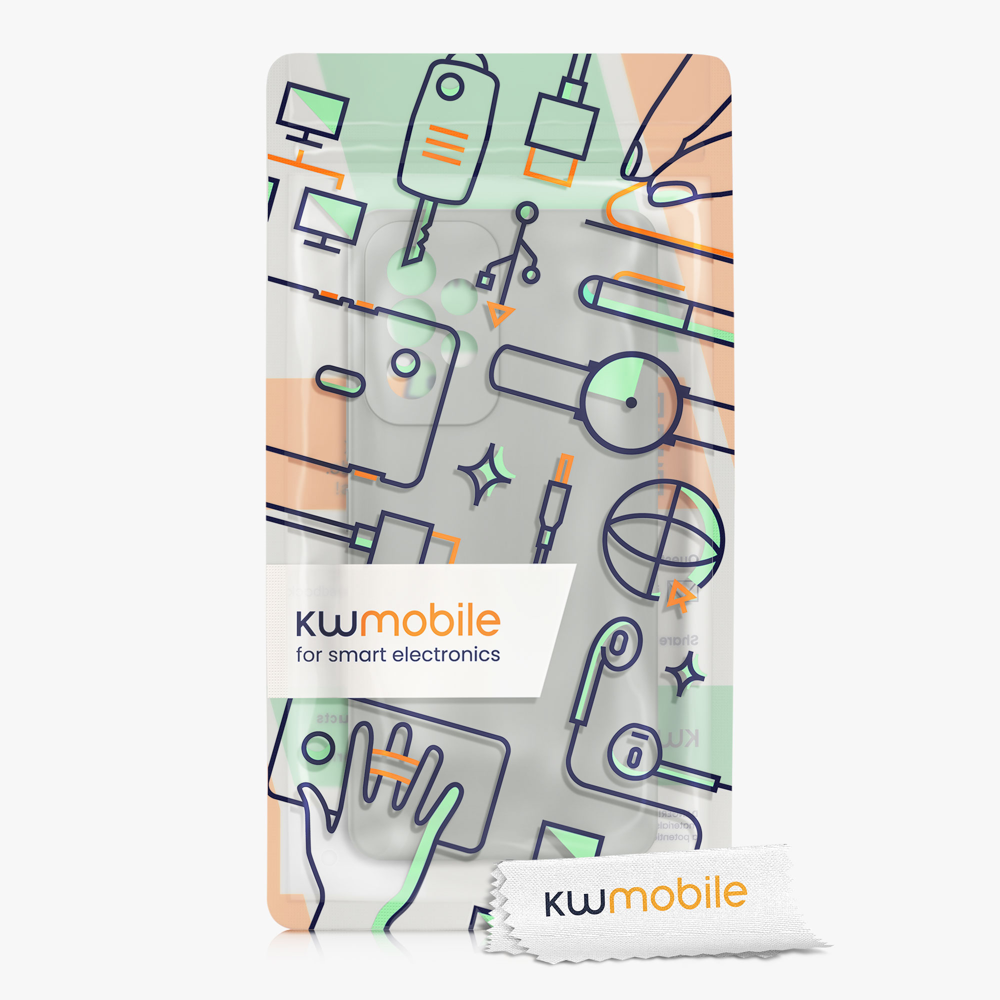 Kryt na mobil Samsung Galaxy A53 5G kwmobile TPU Šedá