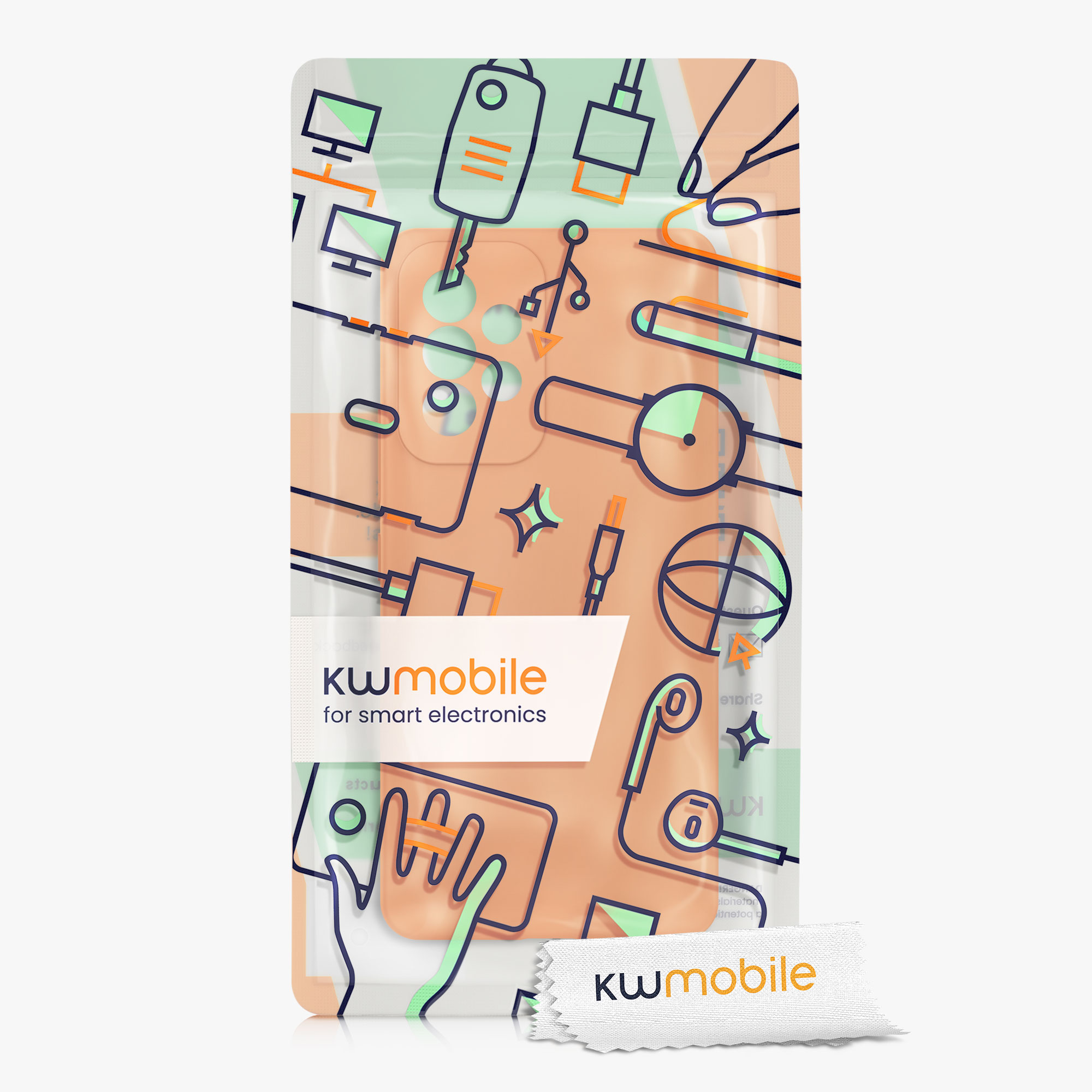 Kryt na mobil Samsung Galaxy A53 5G kwmobile TPU Teplá meruňková