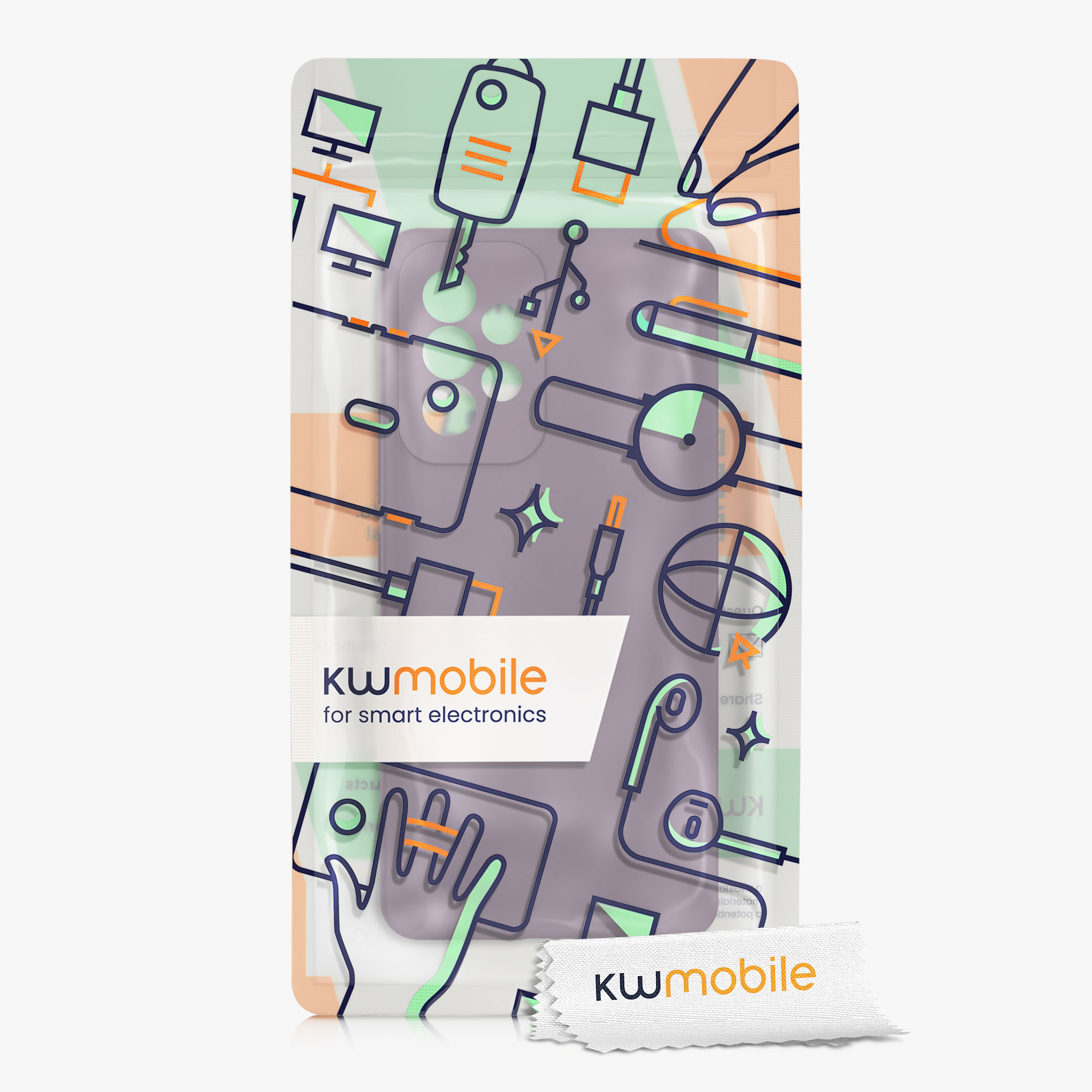 Kryt na mobil Samsung Galaxy A53 5G kwmobile TPU Bledá iris