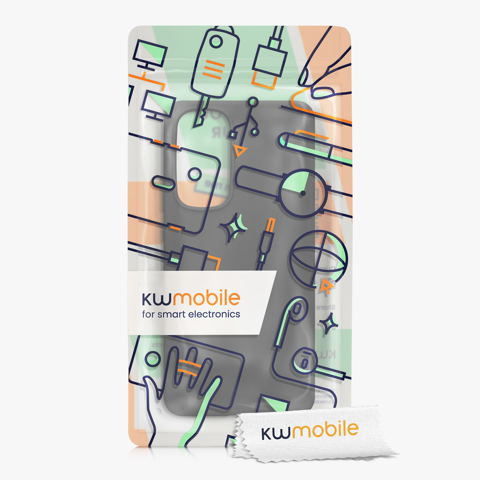 TPU kryt na mobil Motorola Edge 30 kwmobile TPU černý