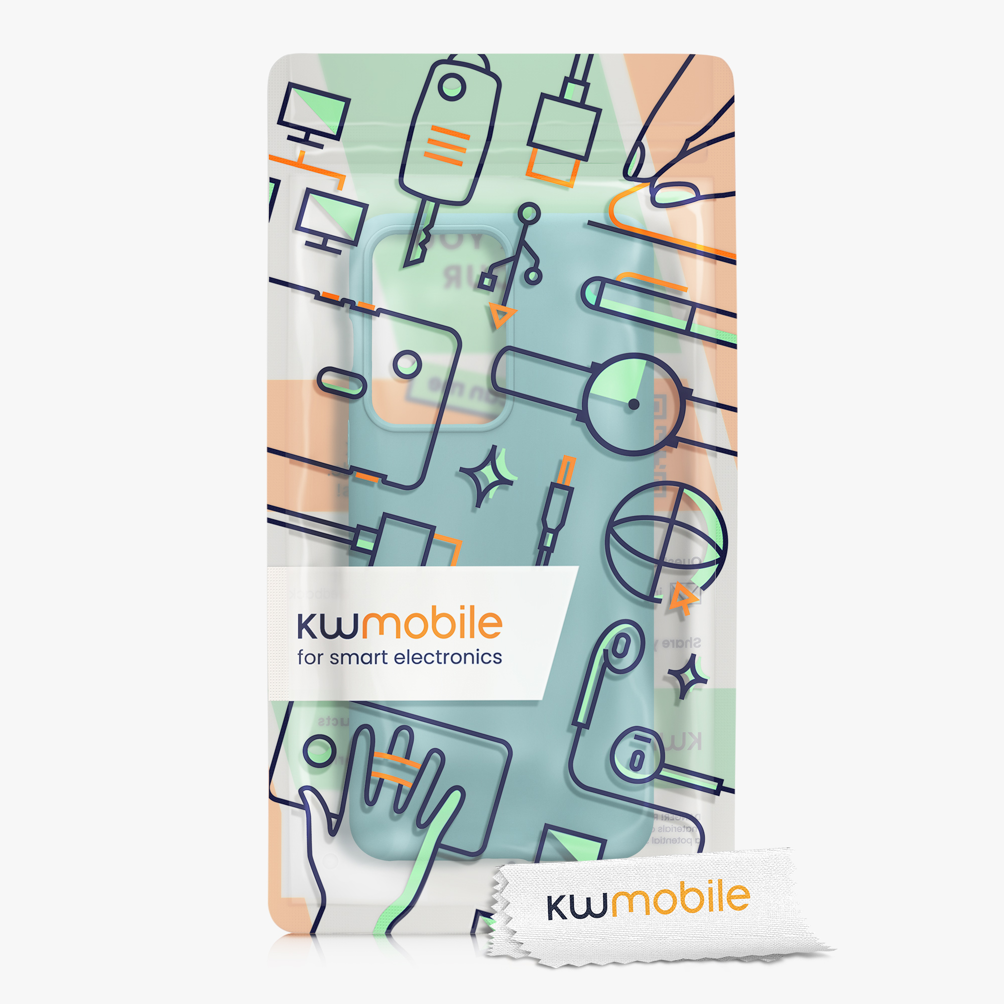 Kwmobile Silikonový kryt OnePlus Nord 2T 5G antik stone