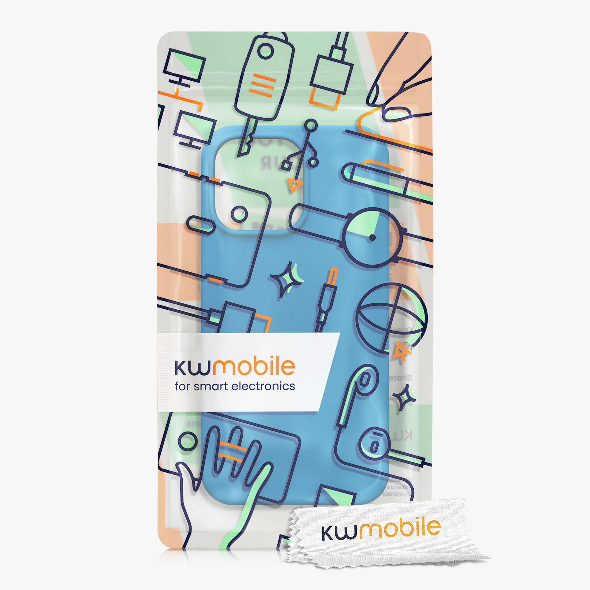 Kryt kwmobile slim iPhone 14 Pro Max modrá