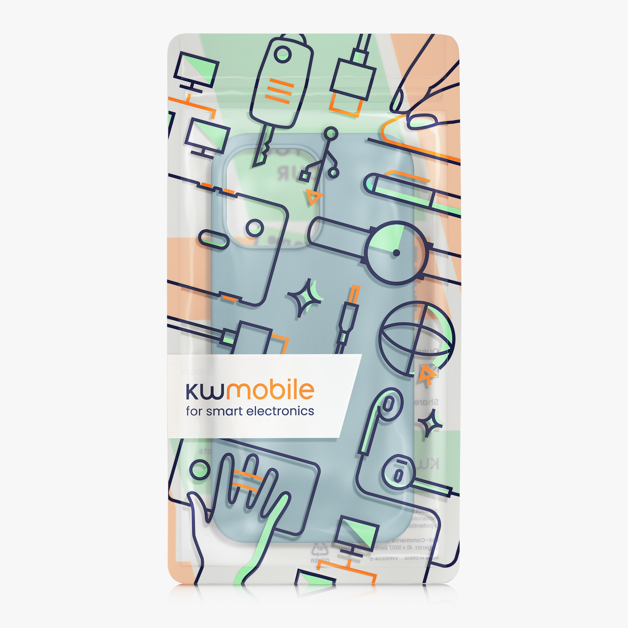 Kryt kwmobile slim iPhone 14 Pro Max Antique Stone
