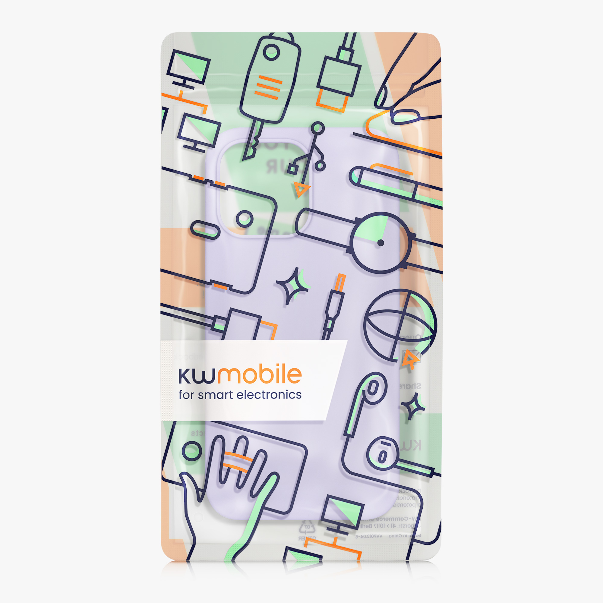 Kryt kwmobile slim iPhone 14 Pro Max levandulová