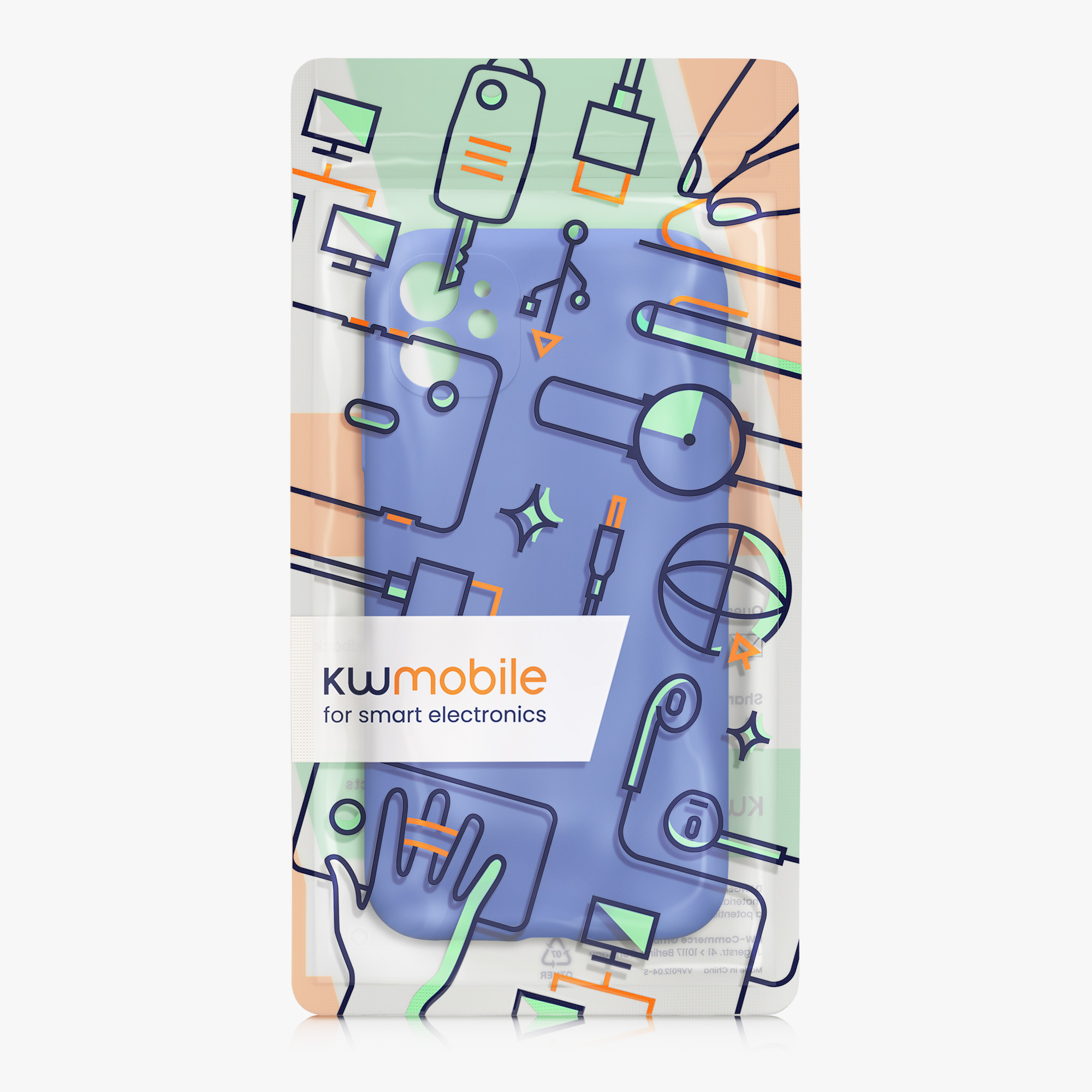Kryt na mobil kwmobile iPhone 11 Case - baltská modrá