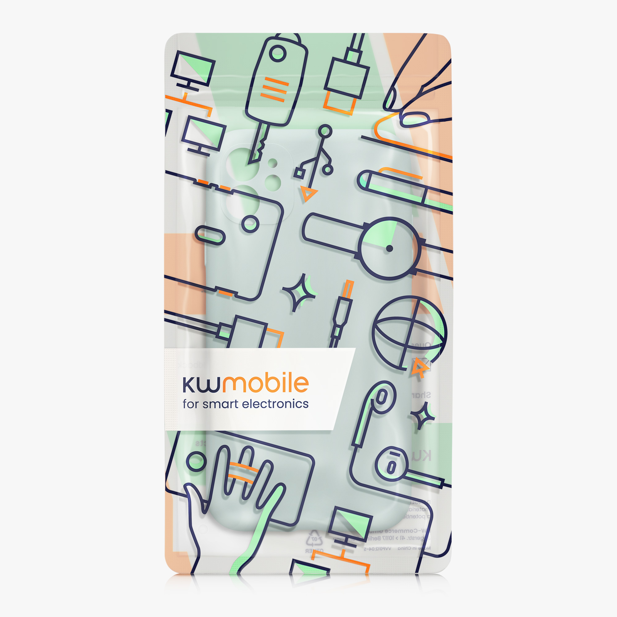 Kryt na mobil kwmobile iPhone 11 Case - mintová