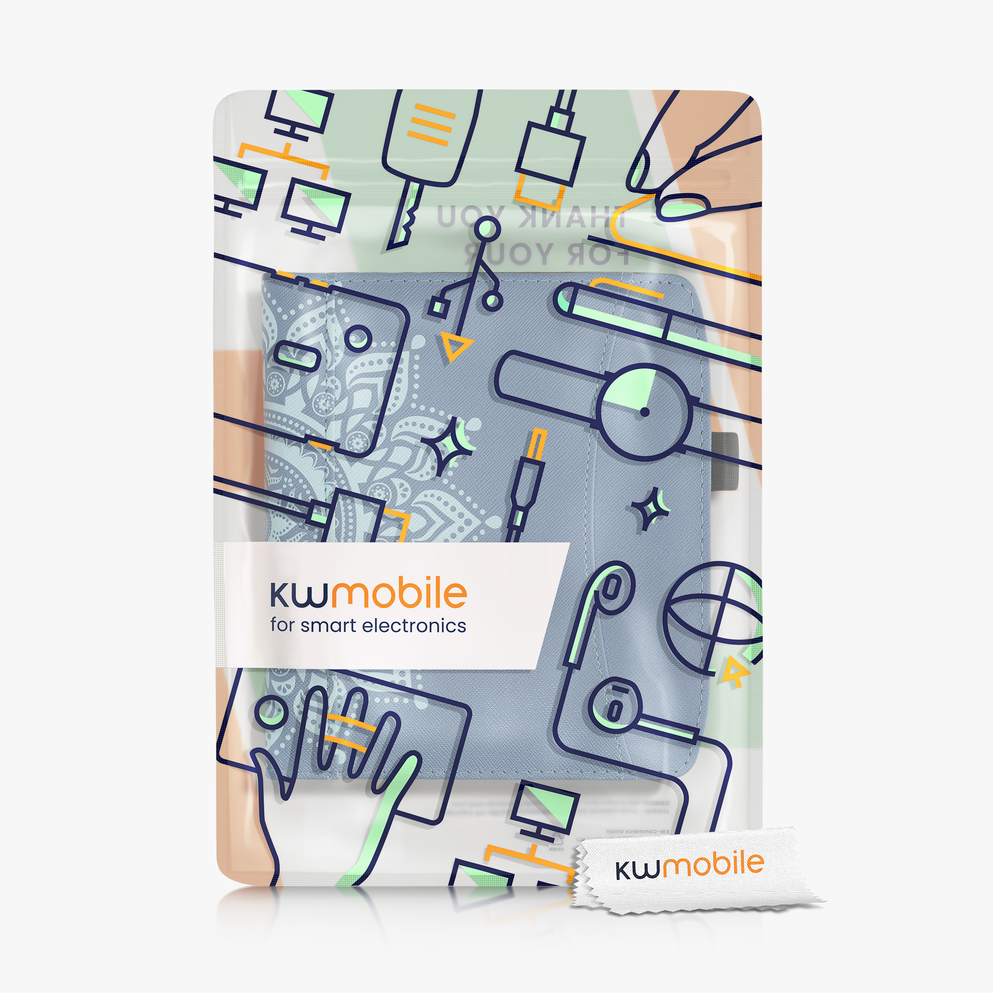 Flip pouzdro na čtečku Pocketbook Era / Era Color modré se stojánkem