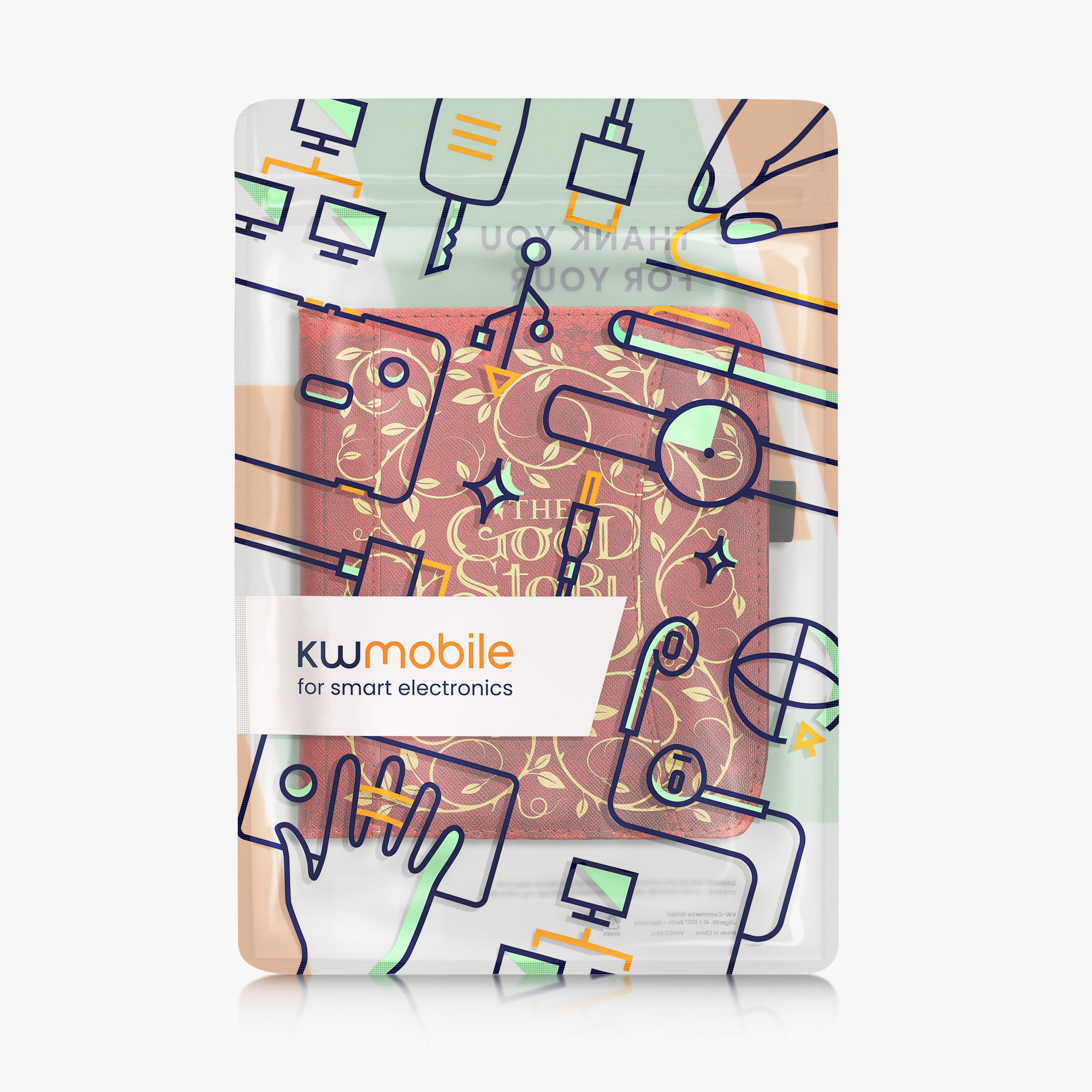 Flip pouzdro na čtečku Pocketbook Era / Era Color červené se stojánkem