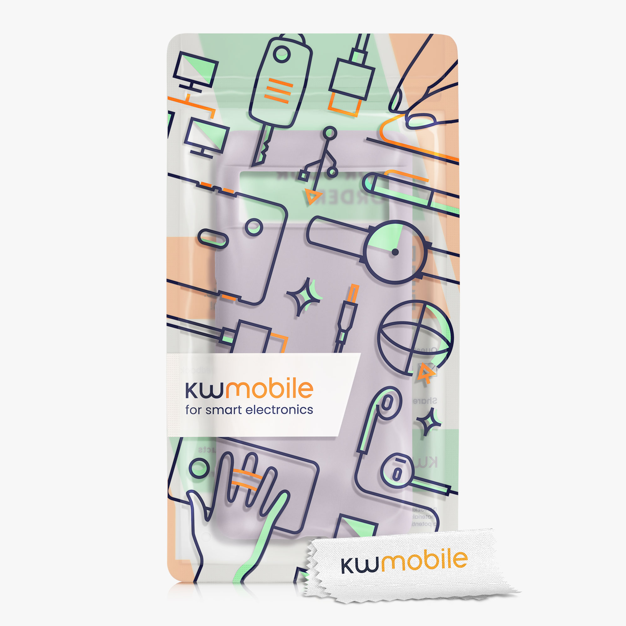 Silikonový kryt kwmobile pro Google Pixel 7 - levandulová
