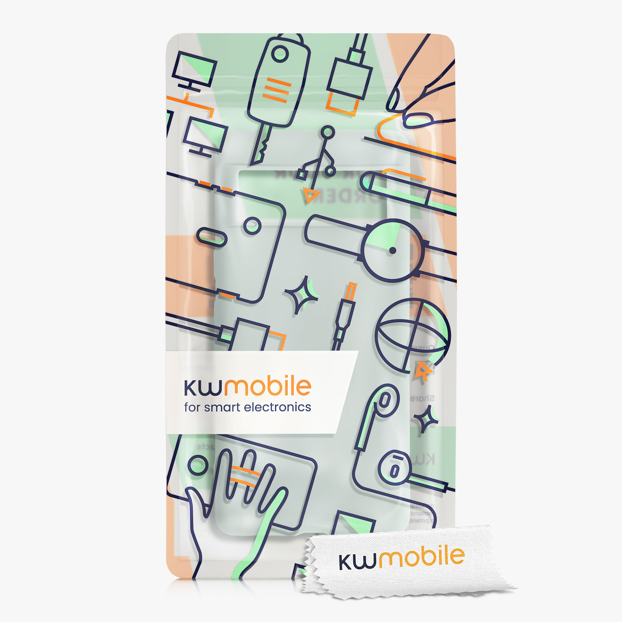 Silikonový kryt kwmobile pro Google Pixel 7 - mint
