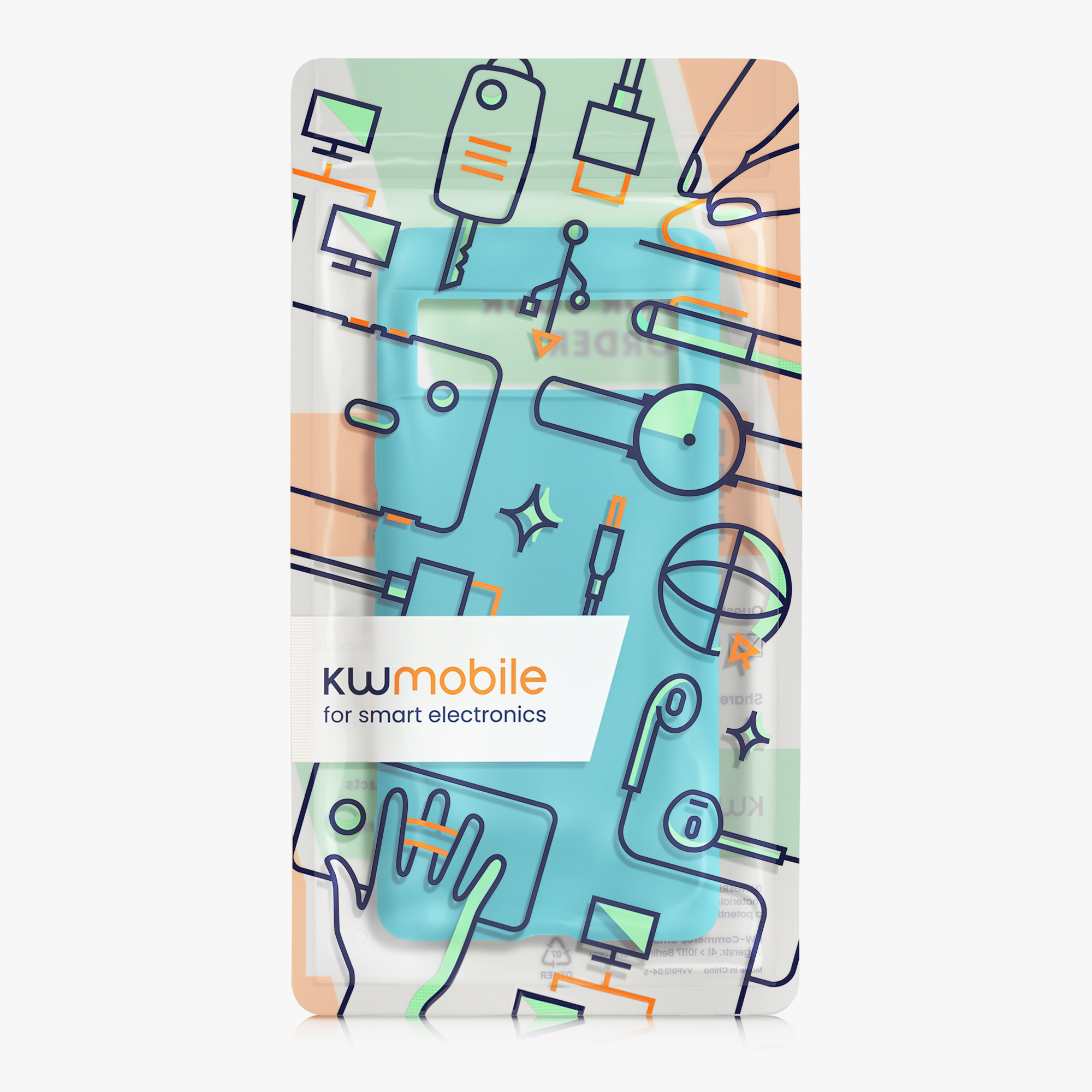 Silikonový kryt kwmobile pro Google Pixel 7 - světle modrá