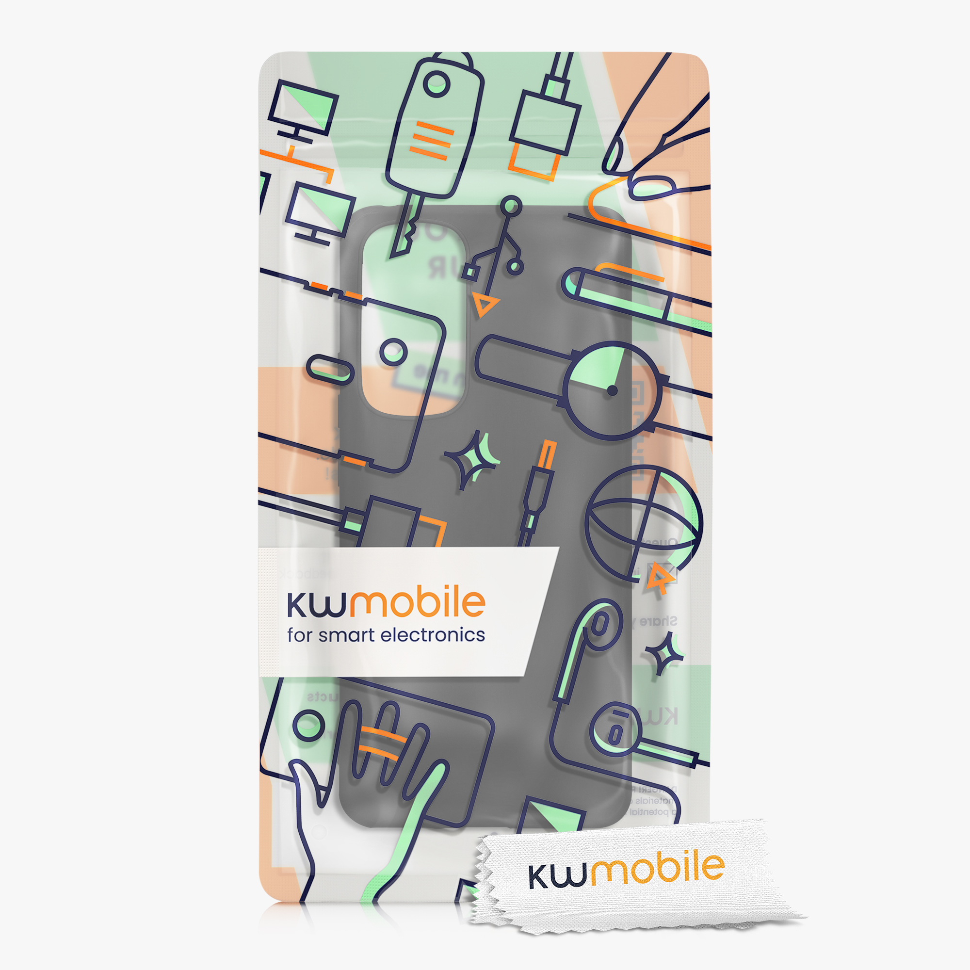 TPU kryt na mobil Motorola Edge 30 kwmobile TPU matně černý
