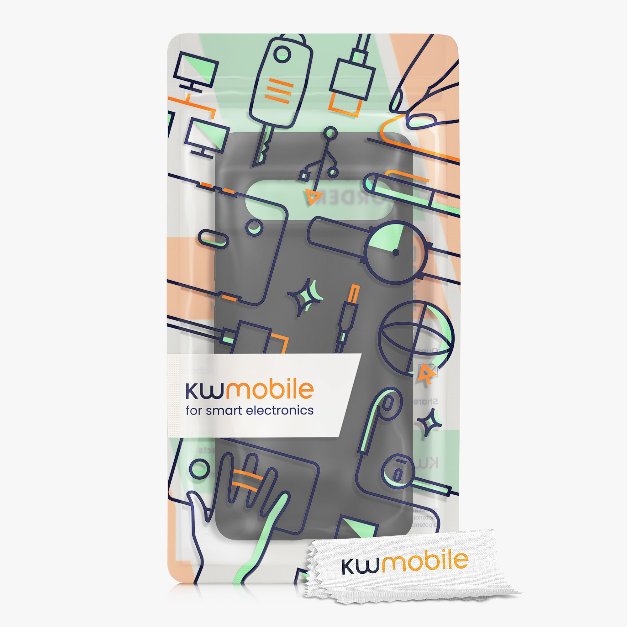 Silikonový kryt kwmobile pro Google Pixel 7 - černá