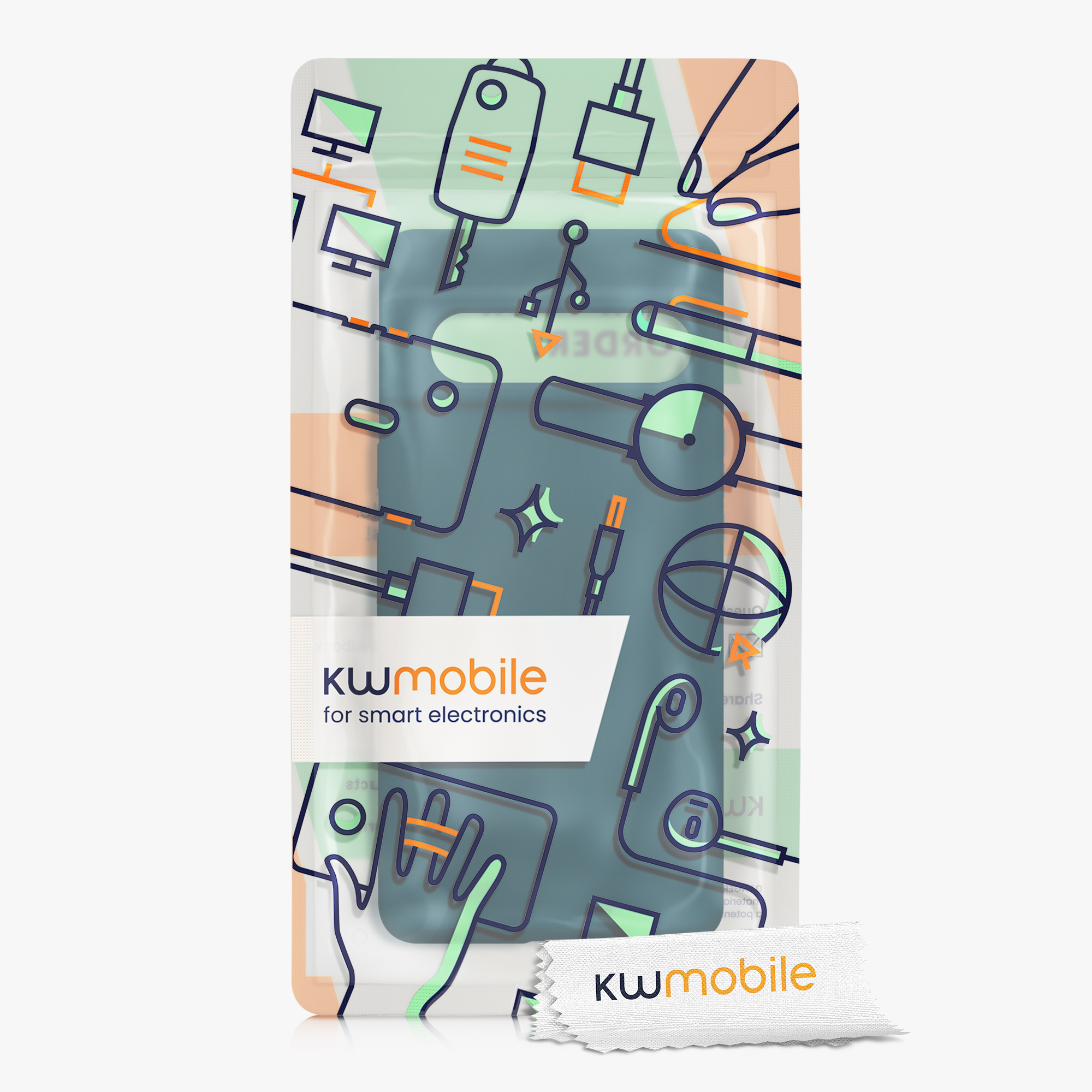 Silikonový kryt kwmobile pro Google Pixel 7 - petrolejová