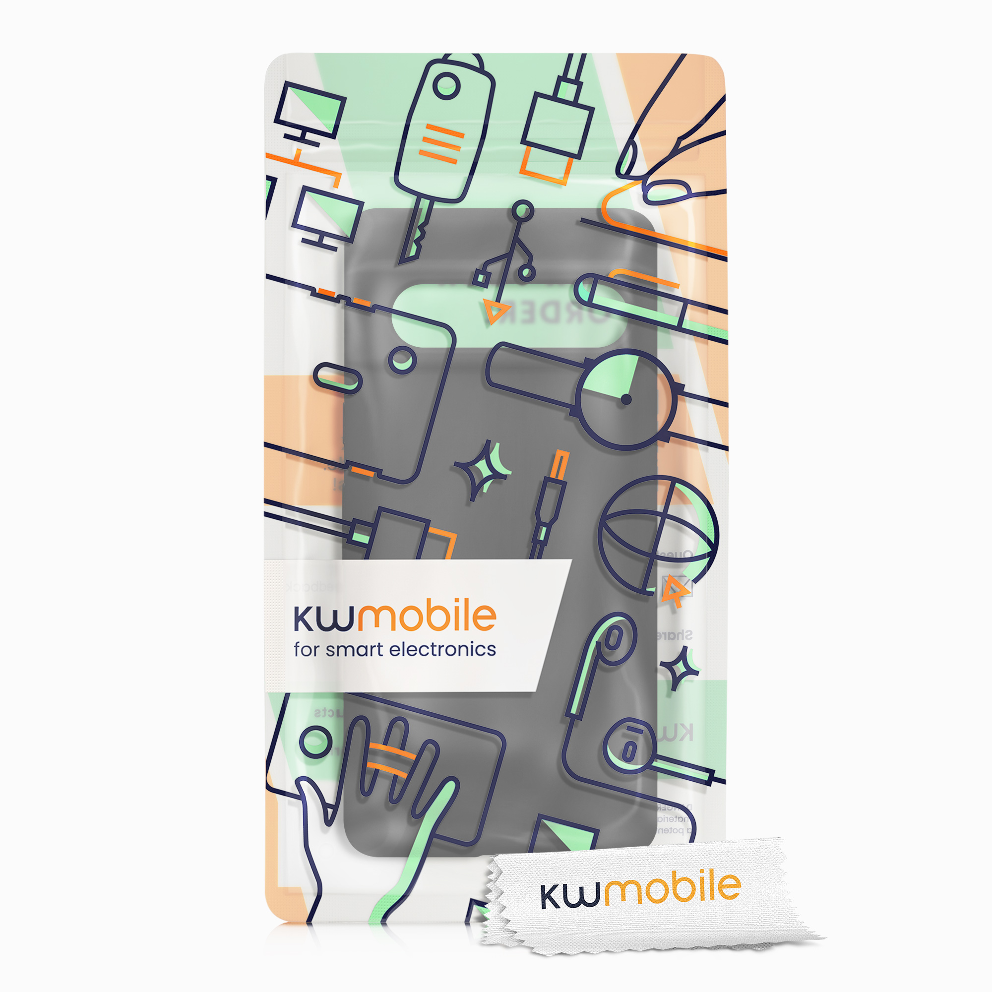 Silikonový kryt kwmobile pro Google Pixel 7 - černá matná