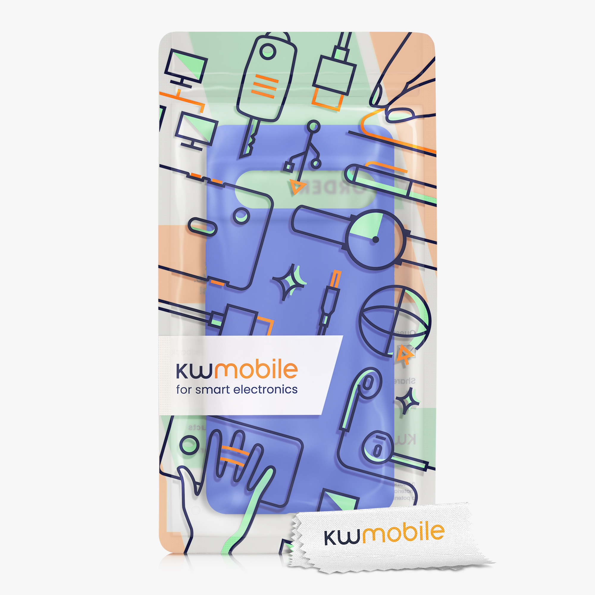 Silikonový kryt kwmobile pro Google Pixel 7 - modrá