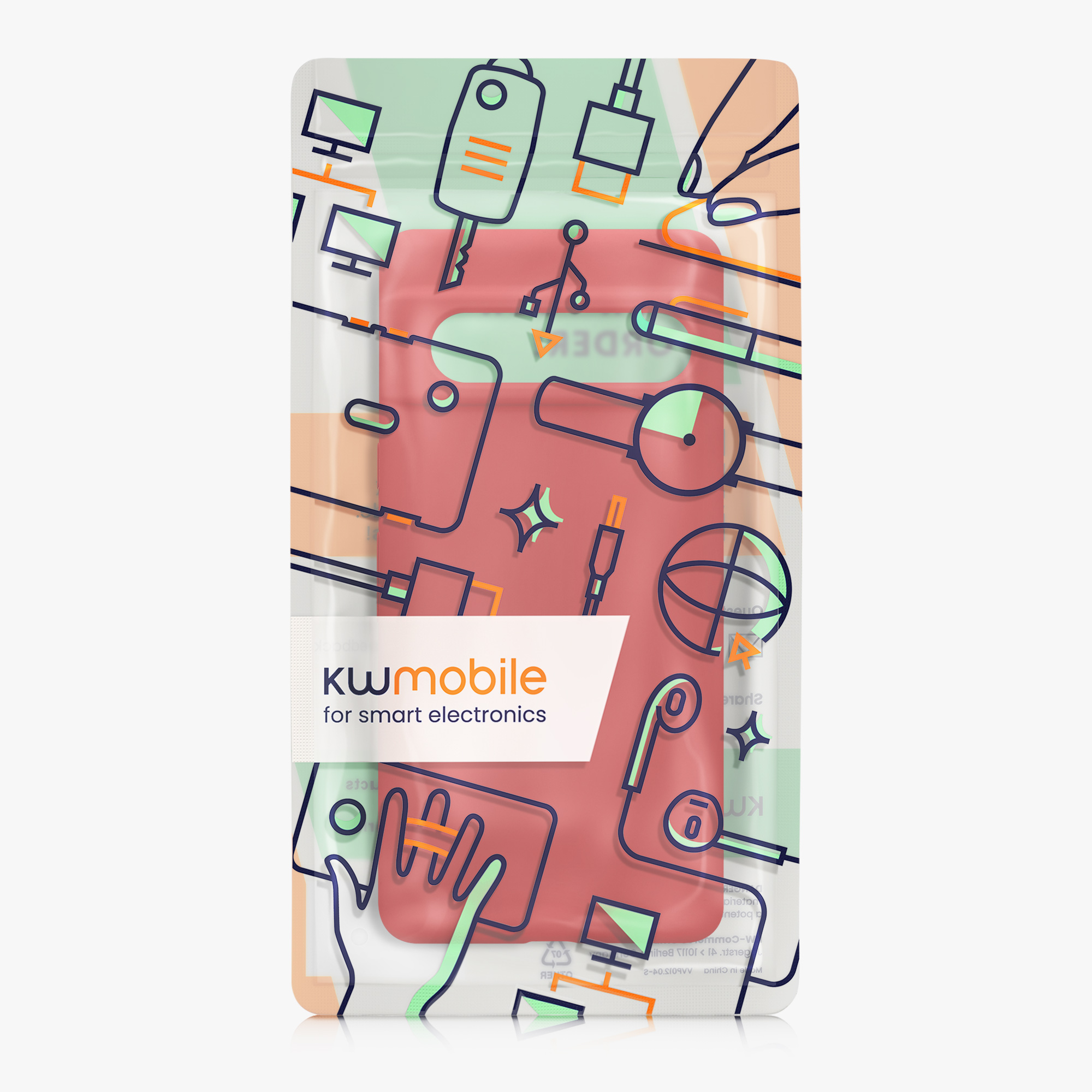 Silikonový kryt kwmobile pro Google Pixel 7 - classic red
