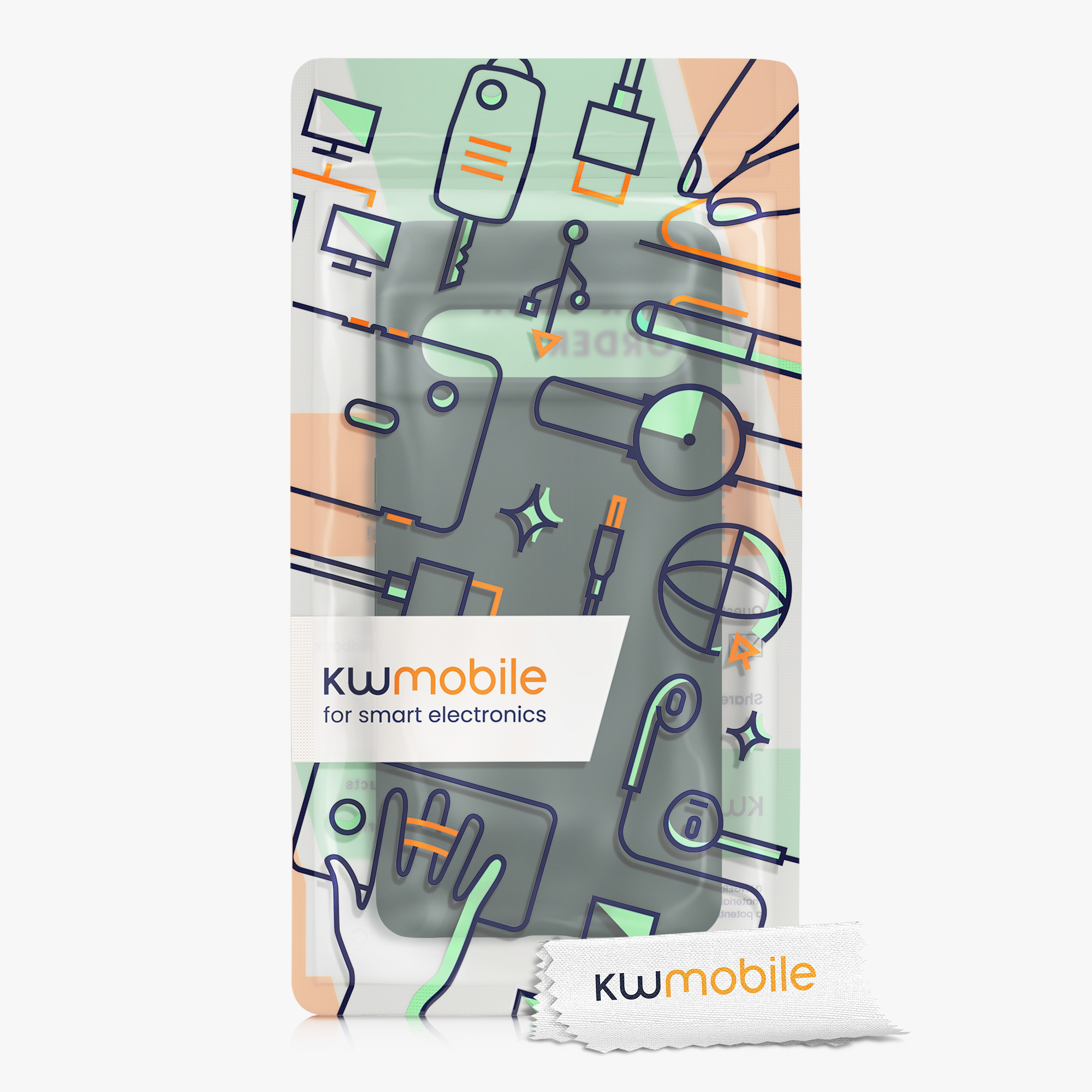 TPU kryt kwmobile Google Pixel 7 Pro - Moss Green