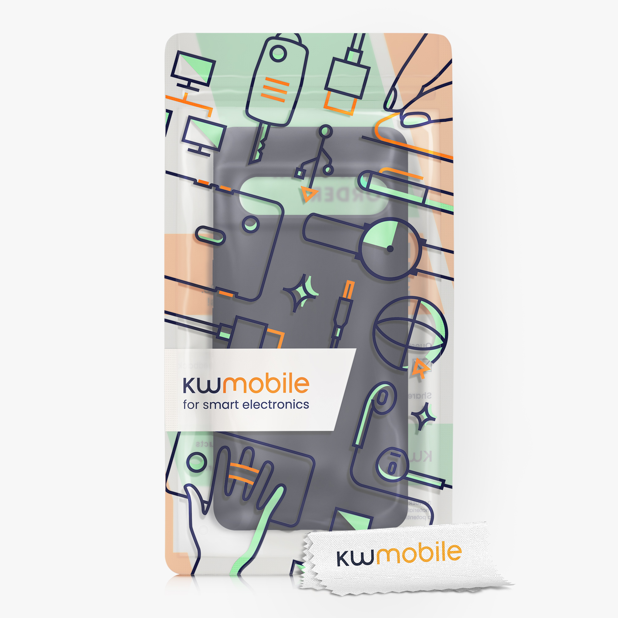 TPU kryt kwmobile Google Pixel 7 Pro - tmavě modrý Deep Ocean