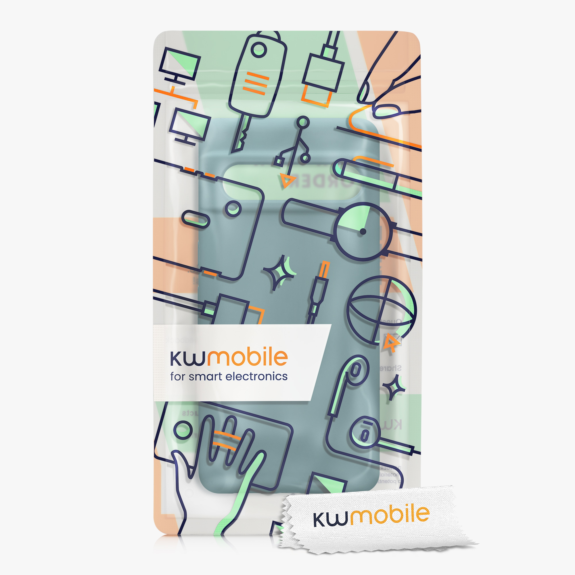 TPU kryt kwmobile Google Pixel 7 Pro - tmavý Arctic Night