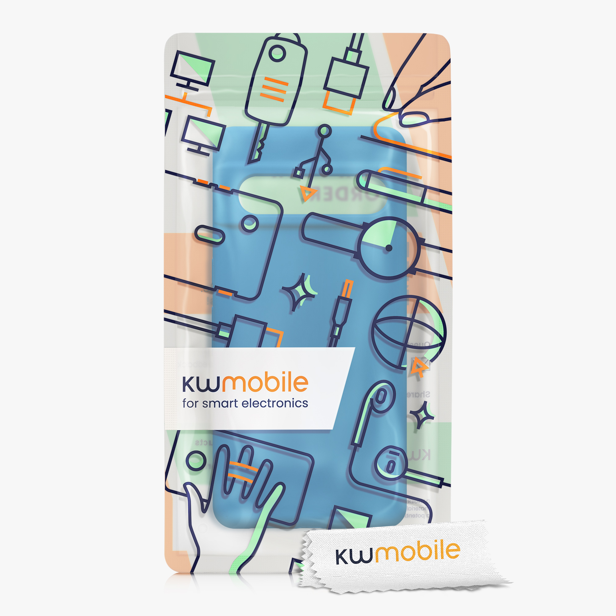TPU kryt kwmobile Google Pixel 7 Pro - Caribbean Blue