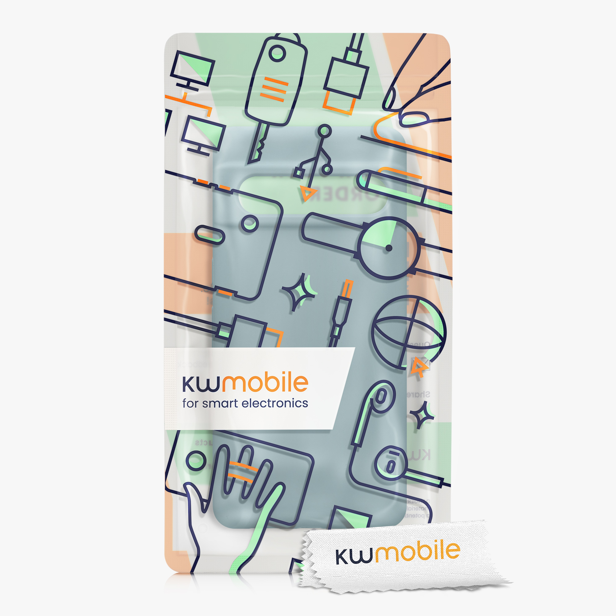 TPU kryt kwmobile Google Pixel 7 Pro - béžově šedý Antique Stone