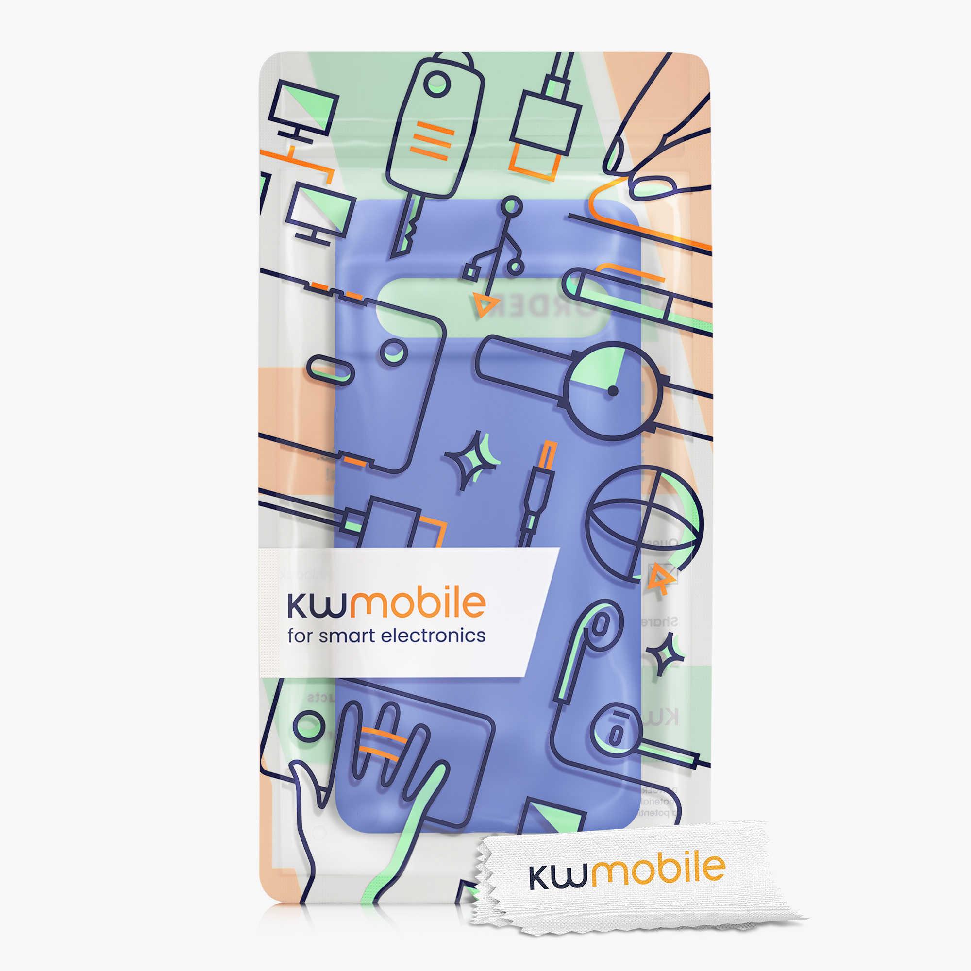 TPU kryt kwmobile Google Pixel 7 Pro - Baltic Blue