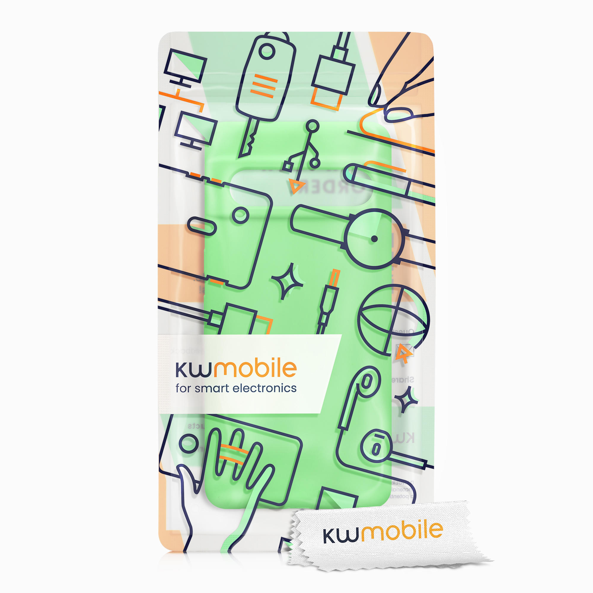 TPU kryt kwmobile Google Pixel 7 Pro - limetkově zelený