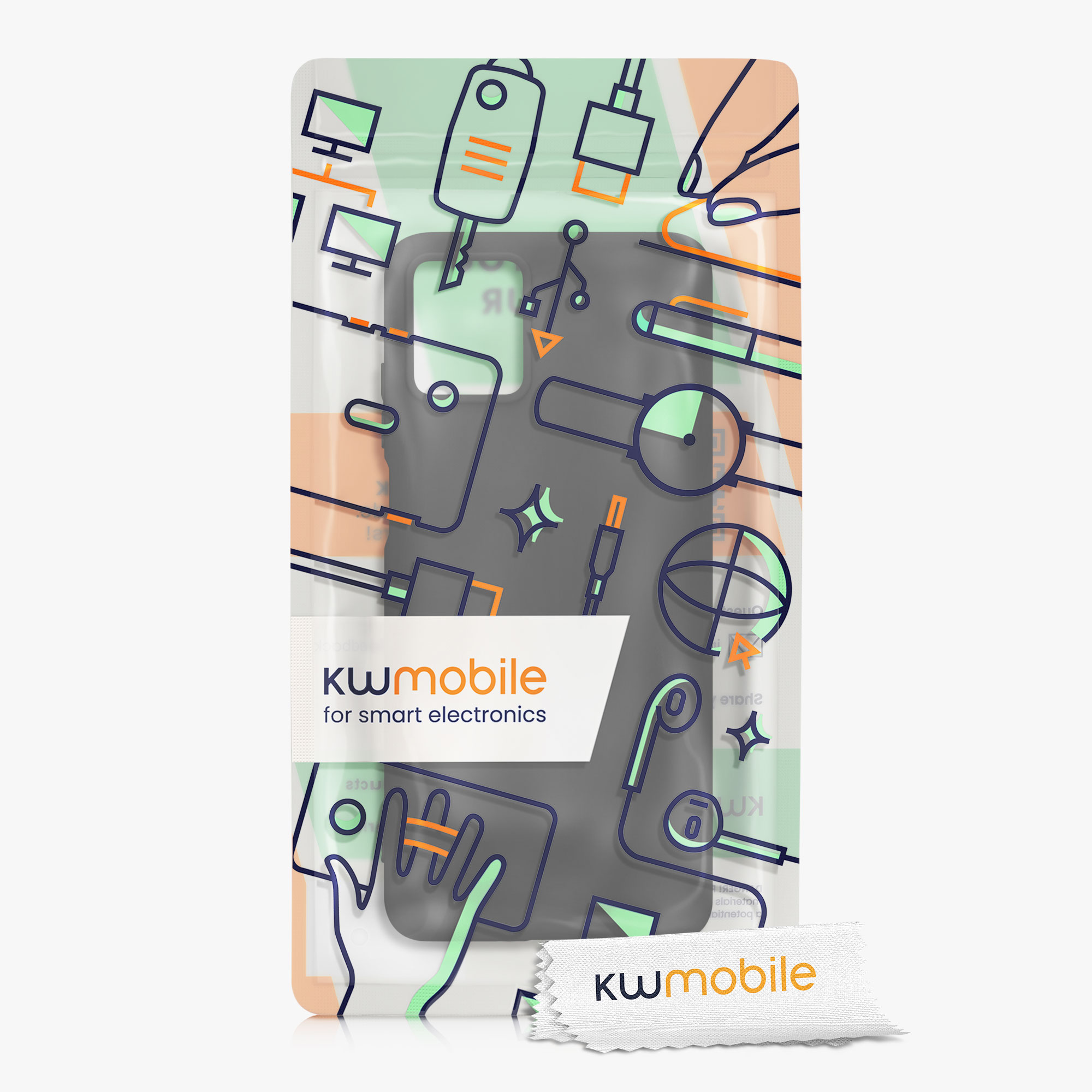 Silikonový kryt kwmobile pro Motorola Moto G32 - Černá