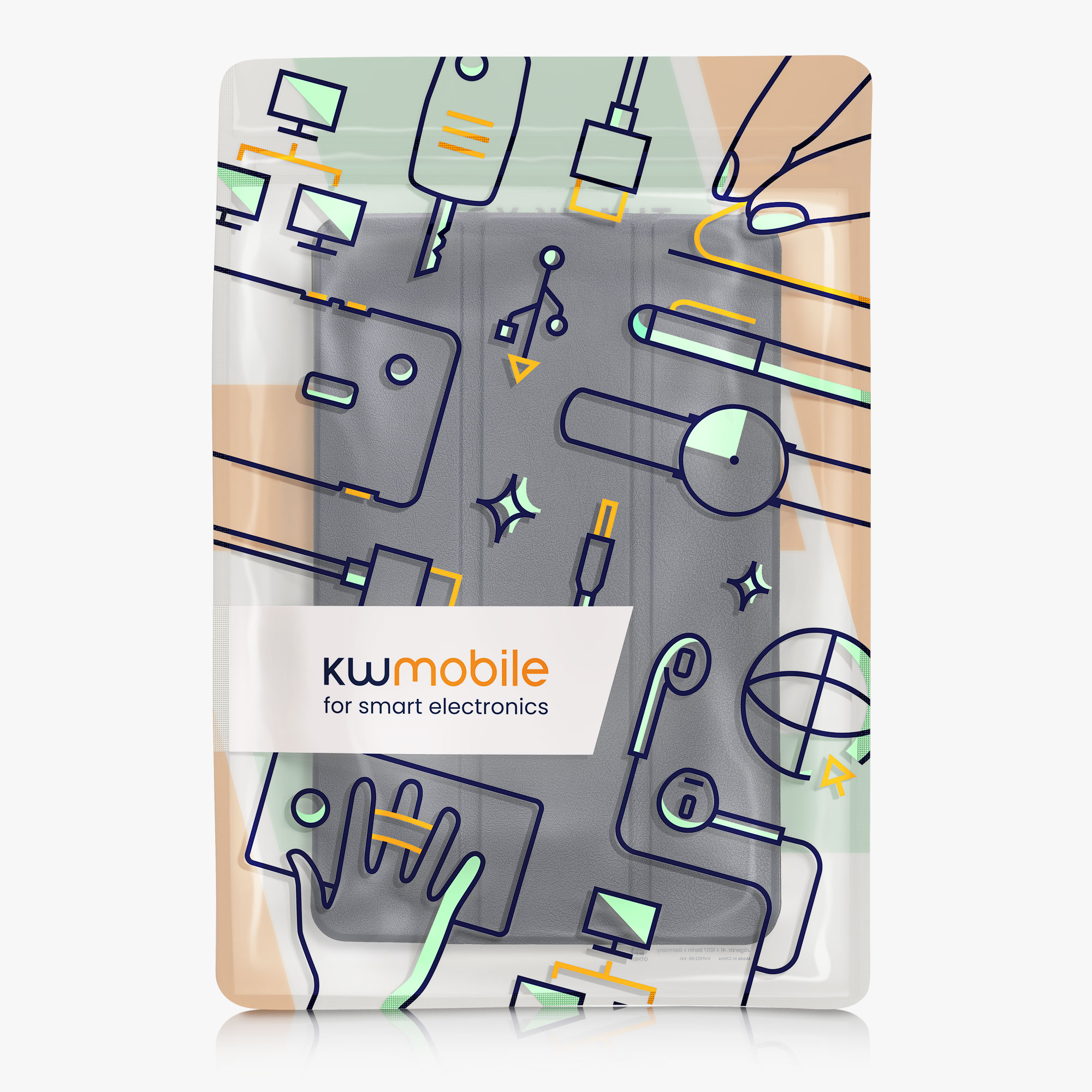 Pouzdro na tablet Oppo Pad Air kwmobile - tmavě modrá